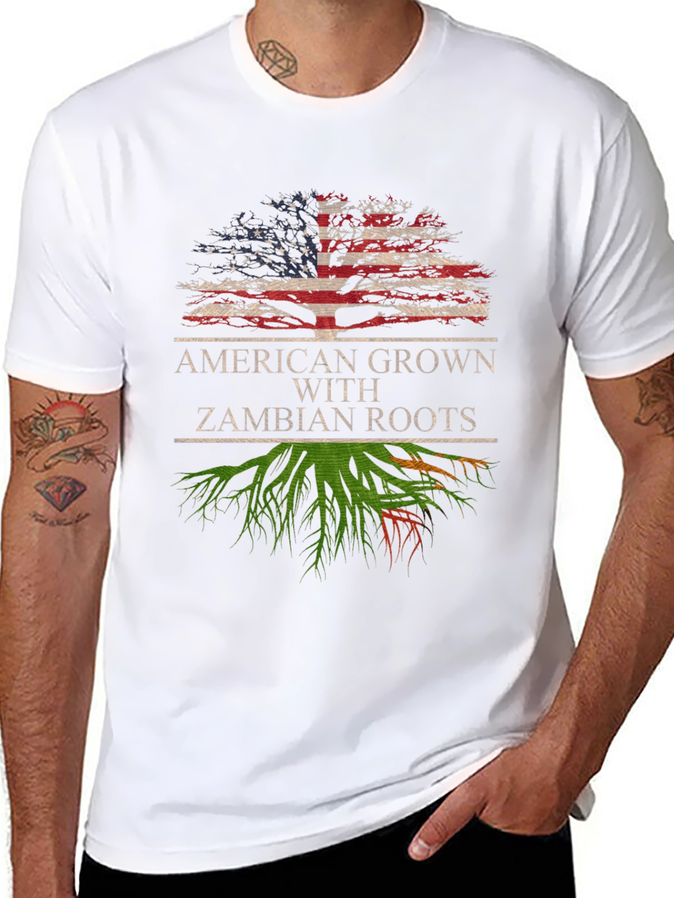 American Grown with Zambian Roots T-Shirt