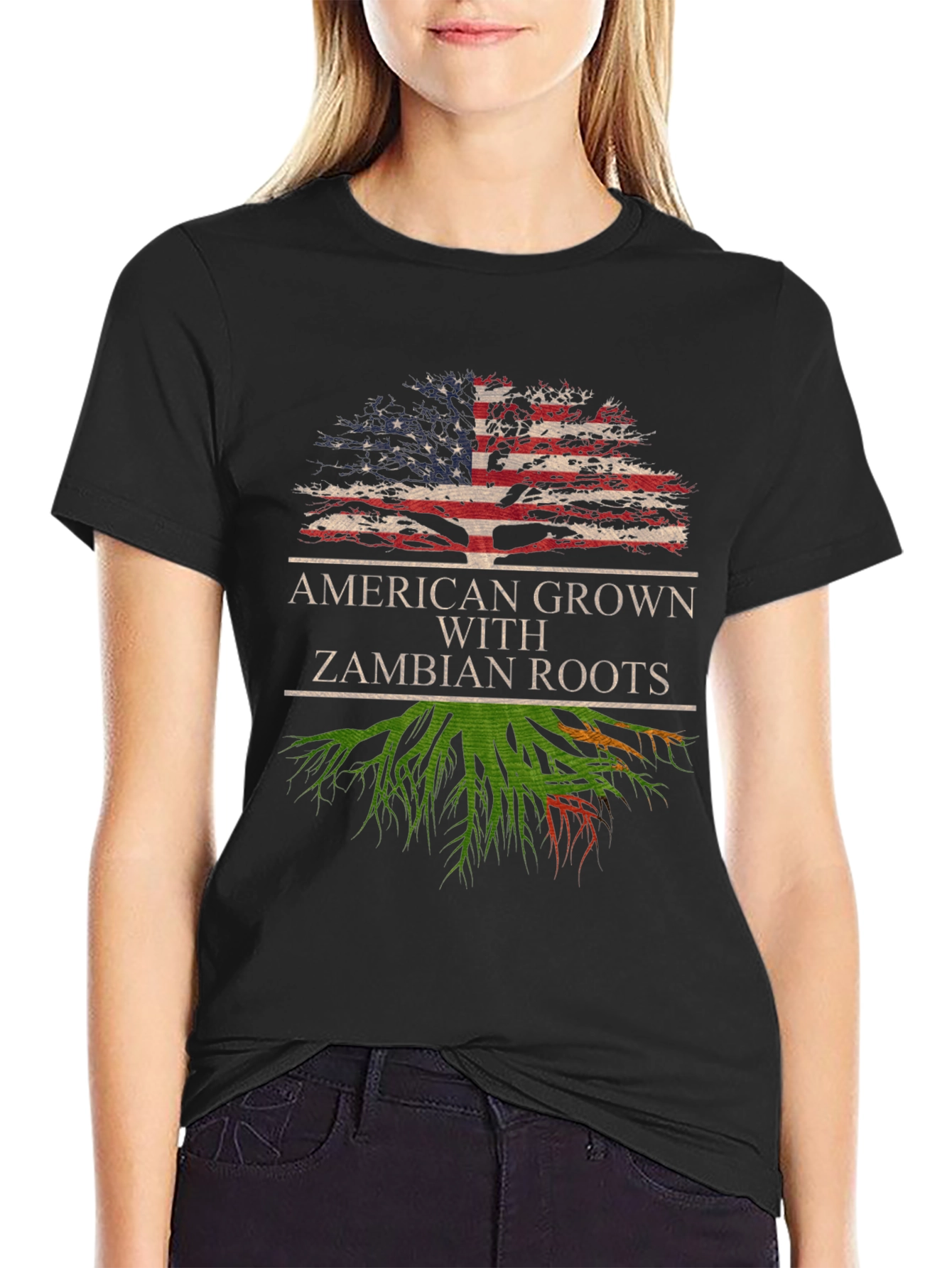 American Grown with Zambian Roots T-Shirt
