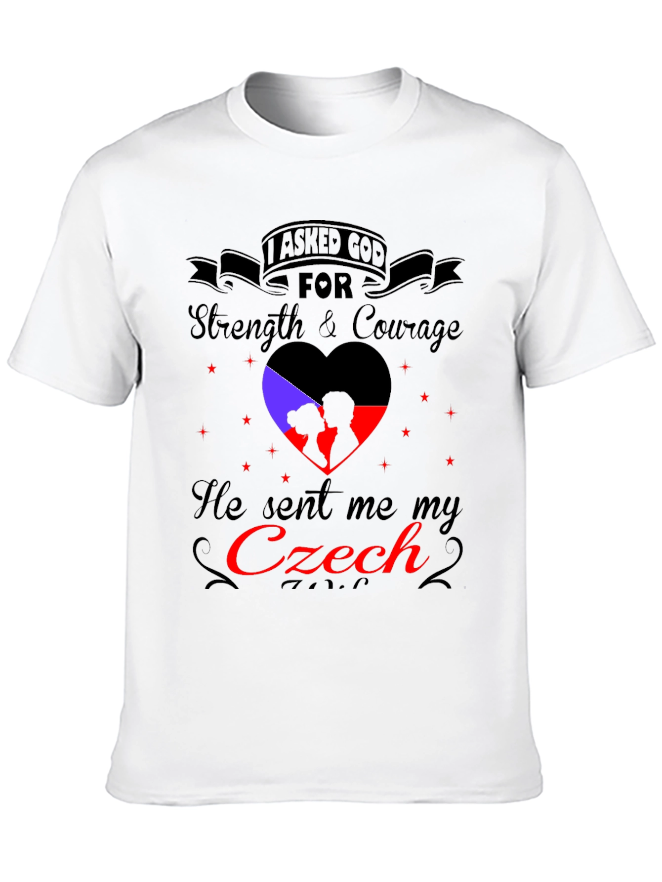 Czech Love T-Shirt - Strength & Courage