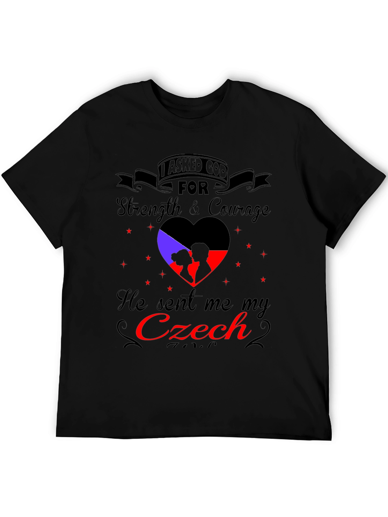Czech Love T-Shirt - Strength & Courage