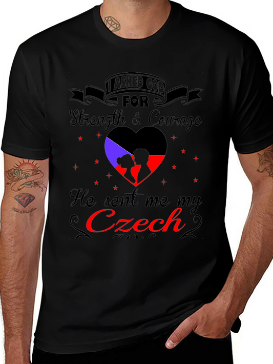 Czech Love T-Shirt - Strength & Courage