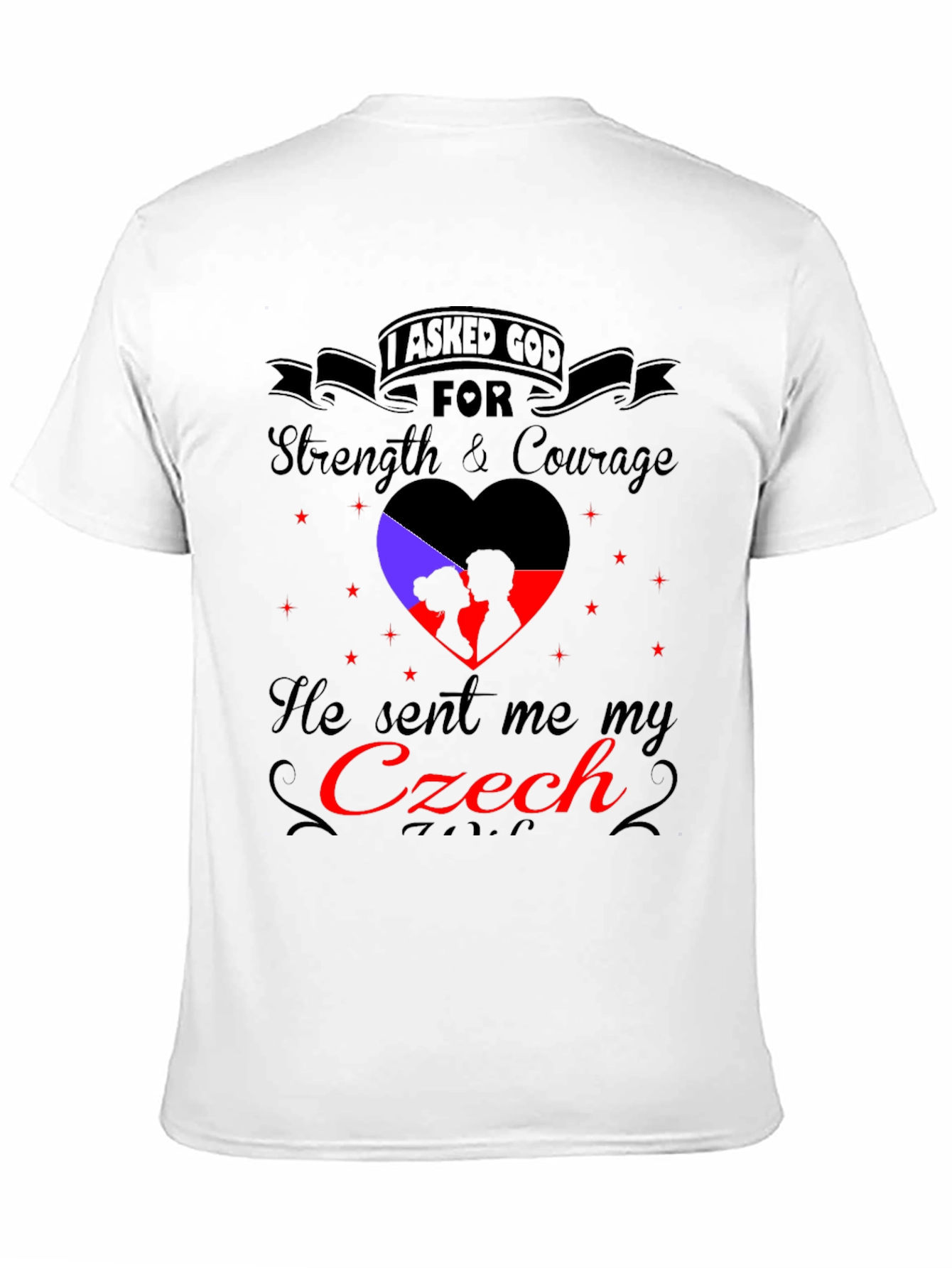 Czech Love T-Shirt - Strength & Courage