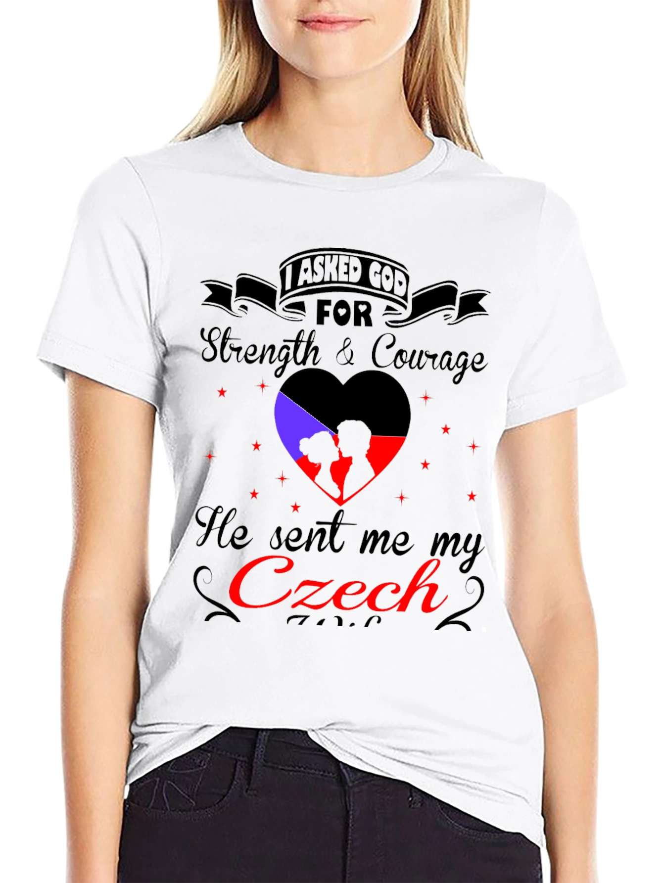 Czech Love T-Shirt - Strength & Courage