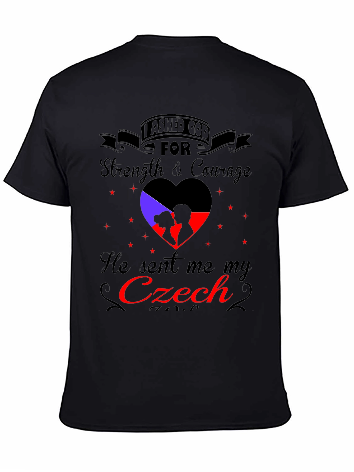 Czech Love T-Shirt - Strength & Courage