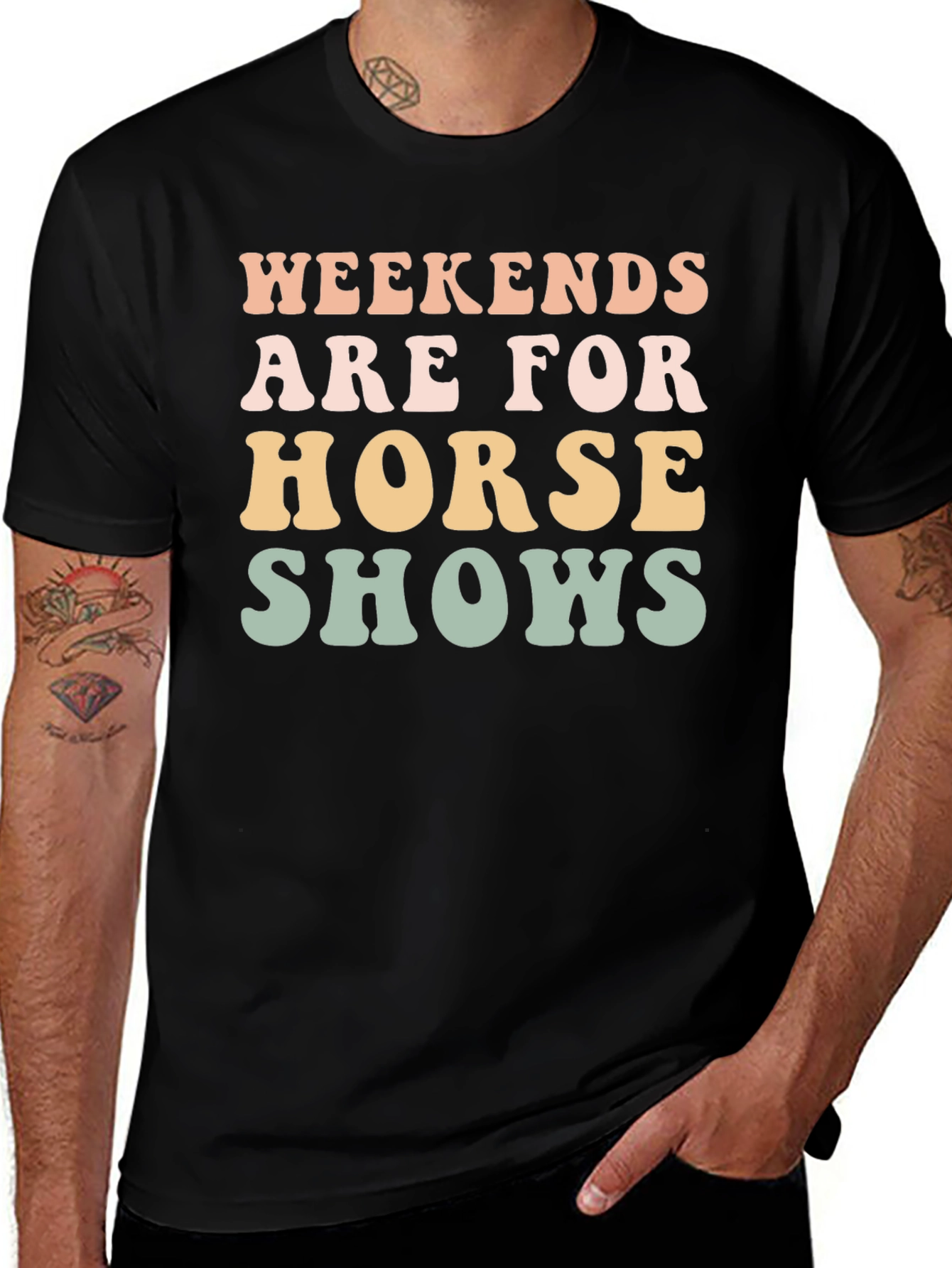 Weekends Are For Horse Shows Graphic Tee