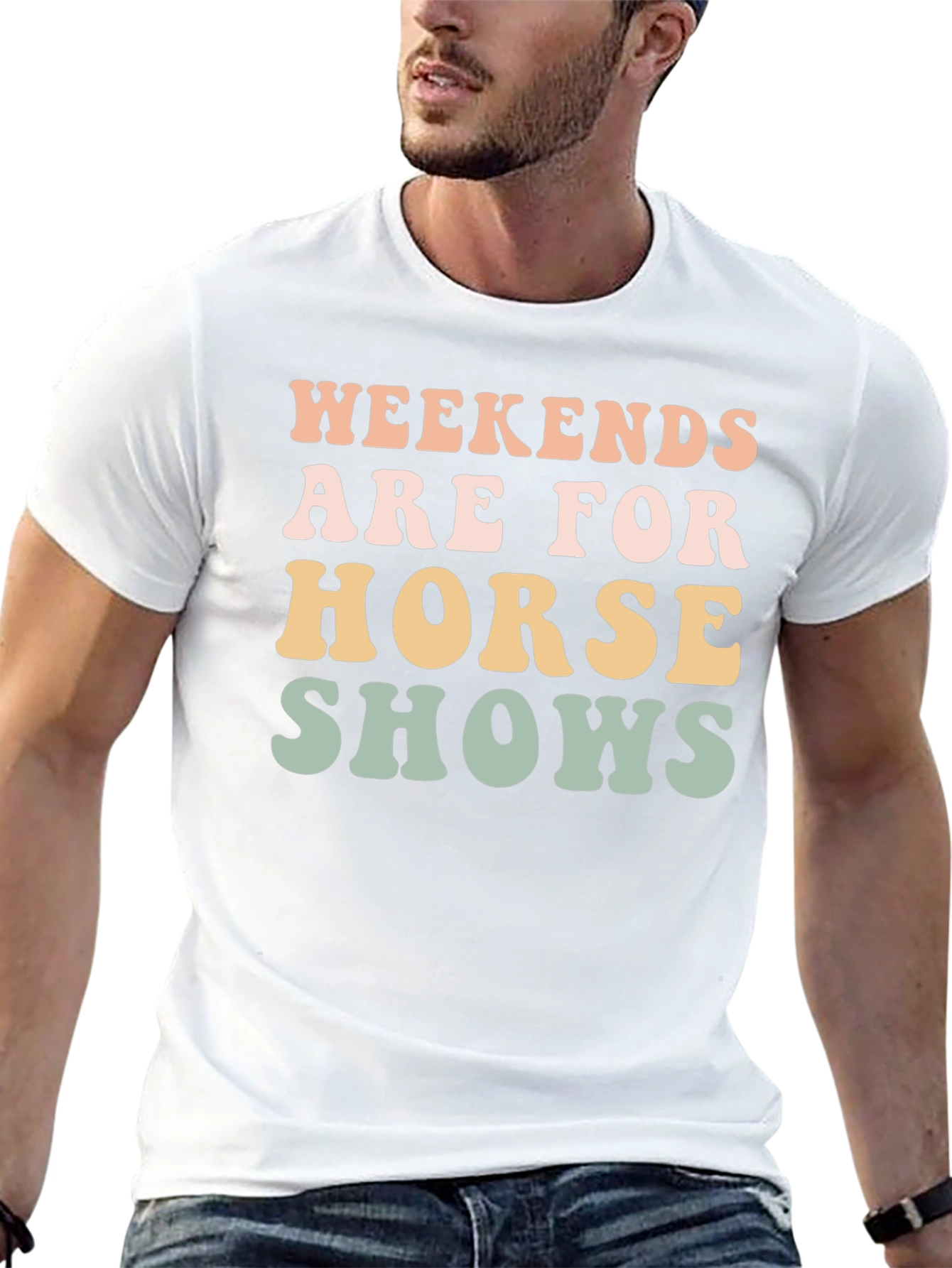 Weekends Are For Horse Shows Graphic Tee