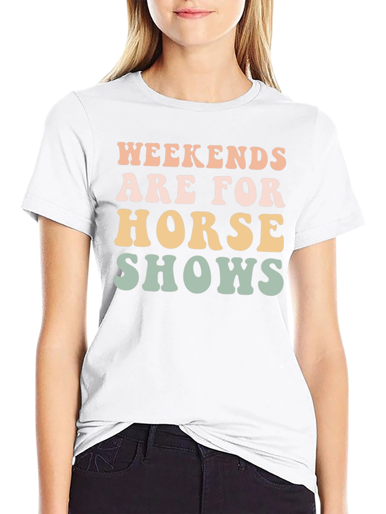 Weekends Are For Horse Shows Graphic Tee
