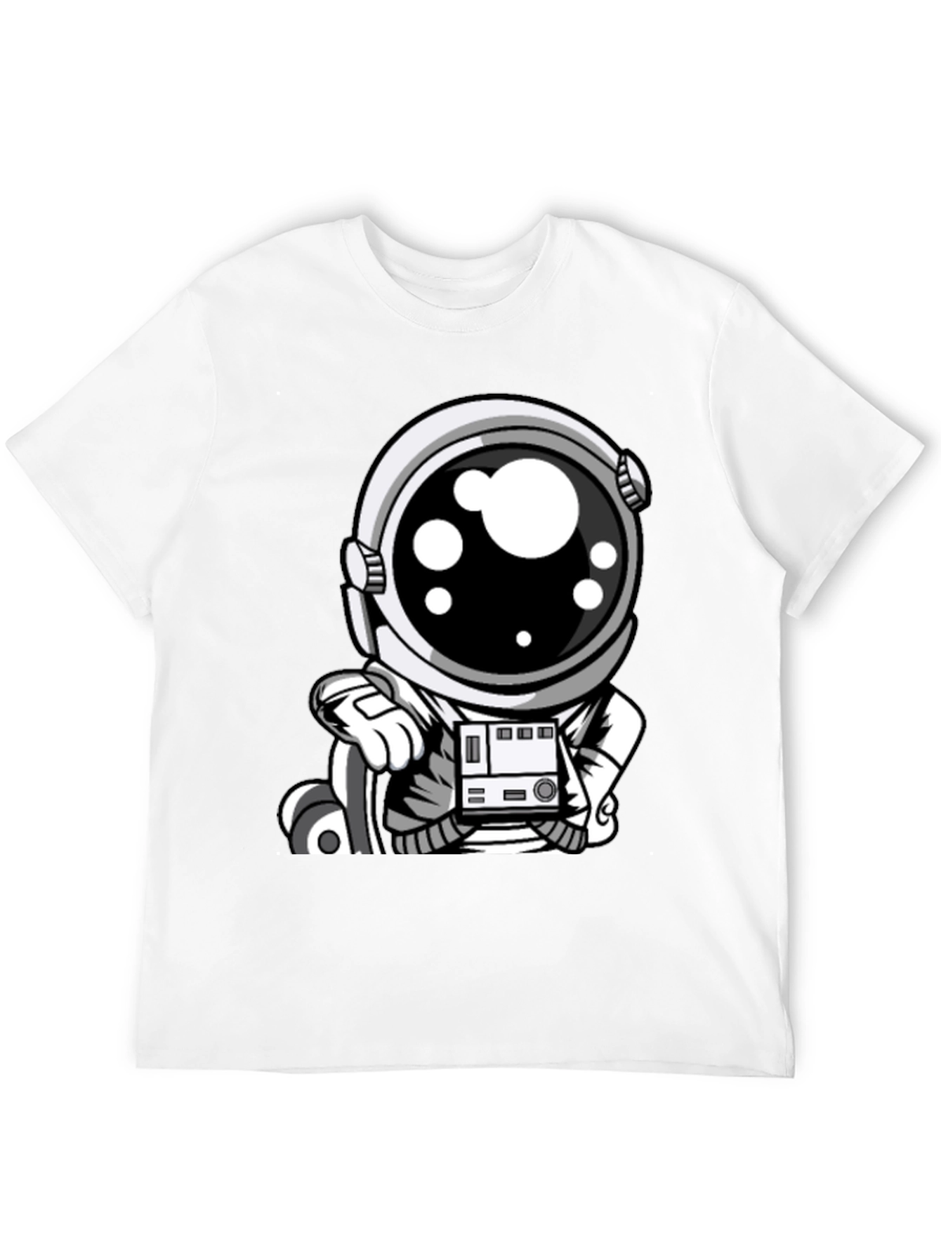 Astronaut Graphic Tee - Cool Space Design