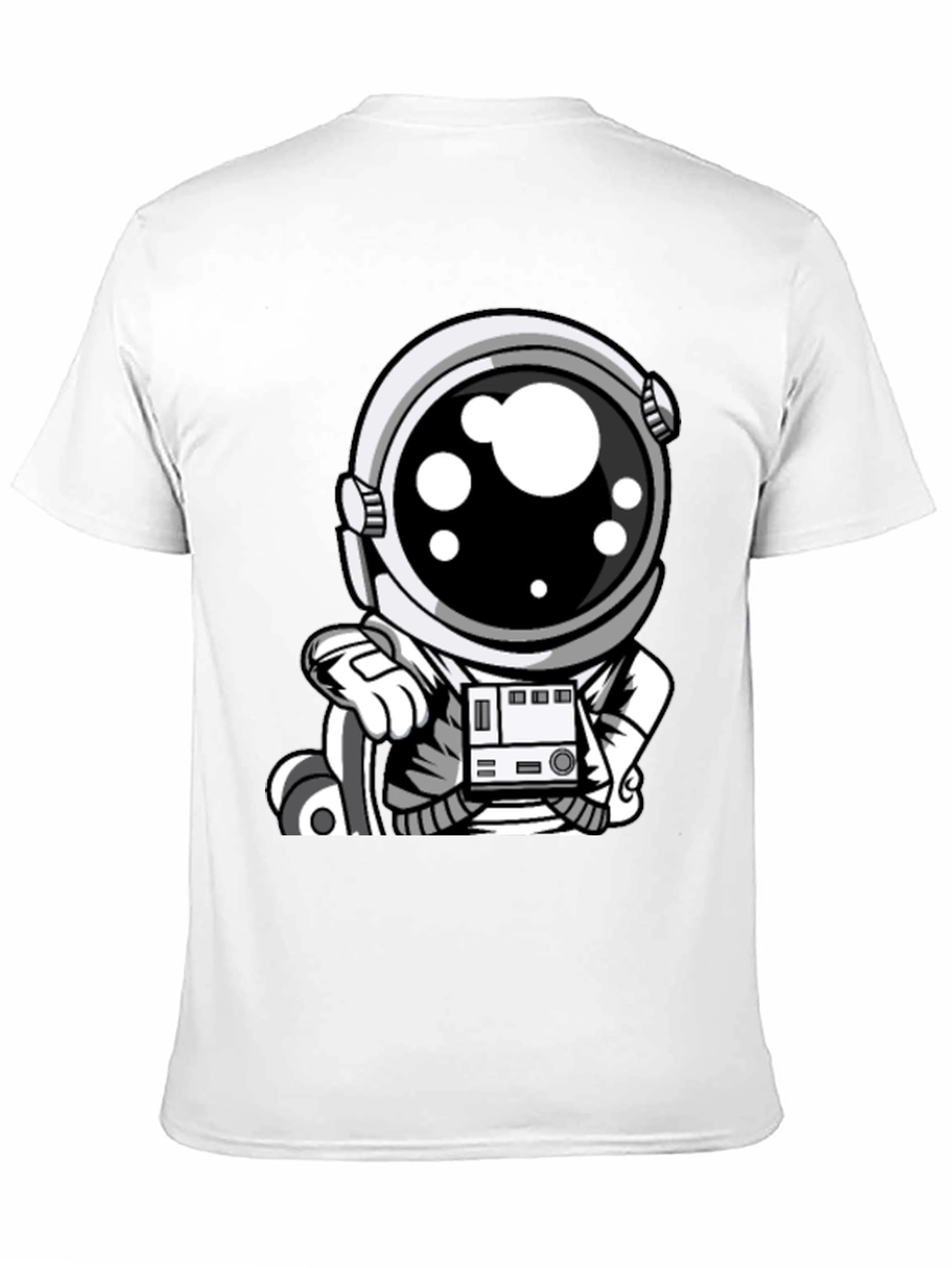Astronaut Graphic Tee - Cool Space Design
