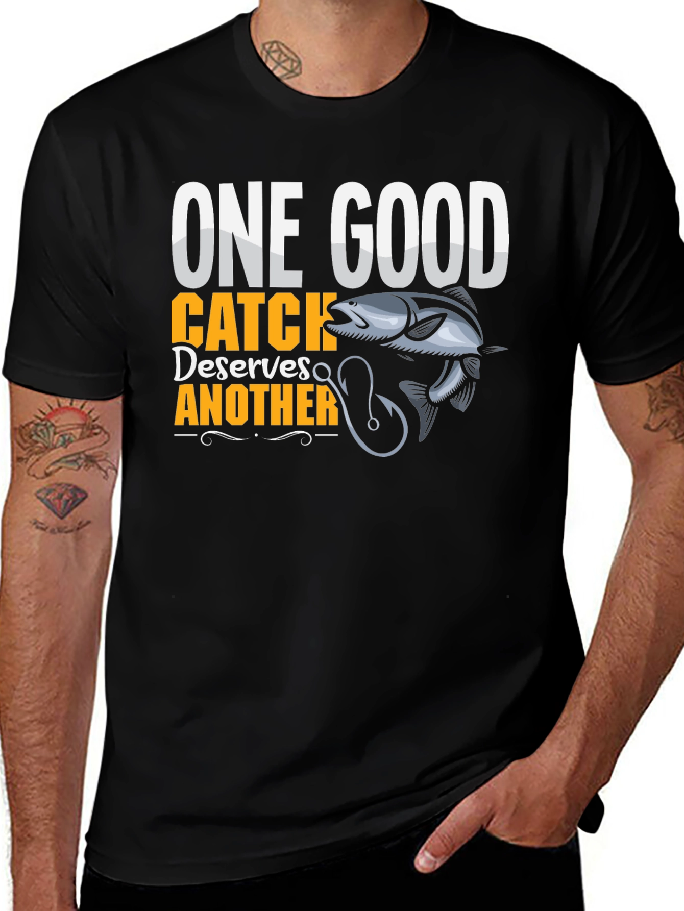 One Good Catch T-Shirt Fishing Humor Tee