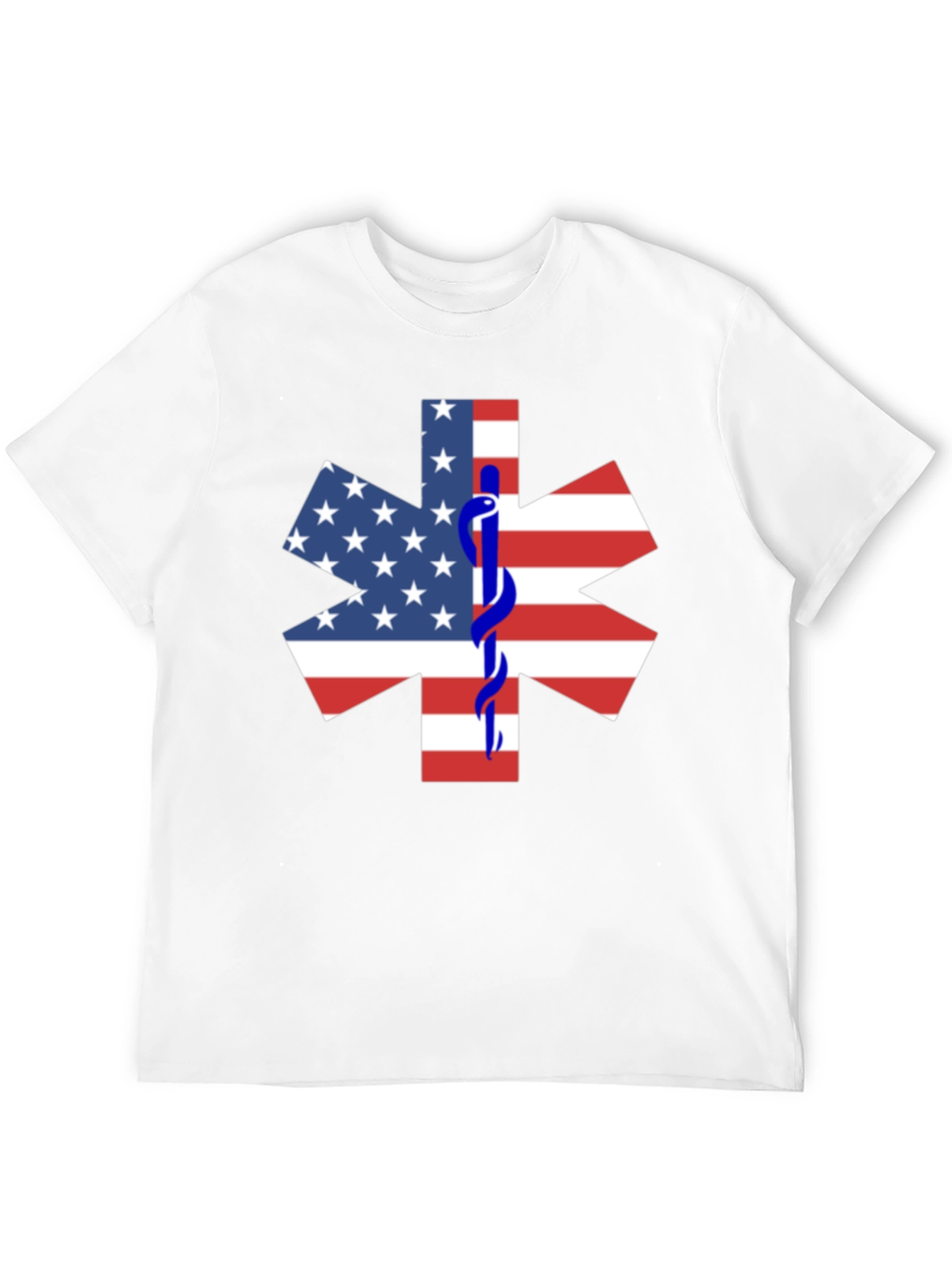 American Flag Star of Life EMT T-Shirt