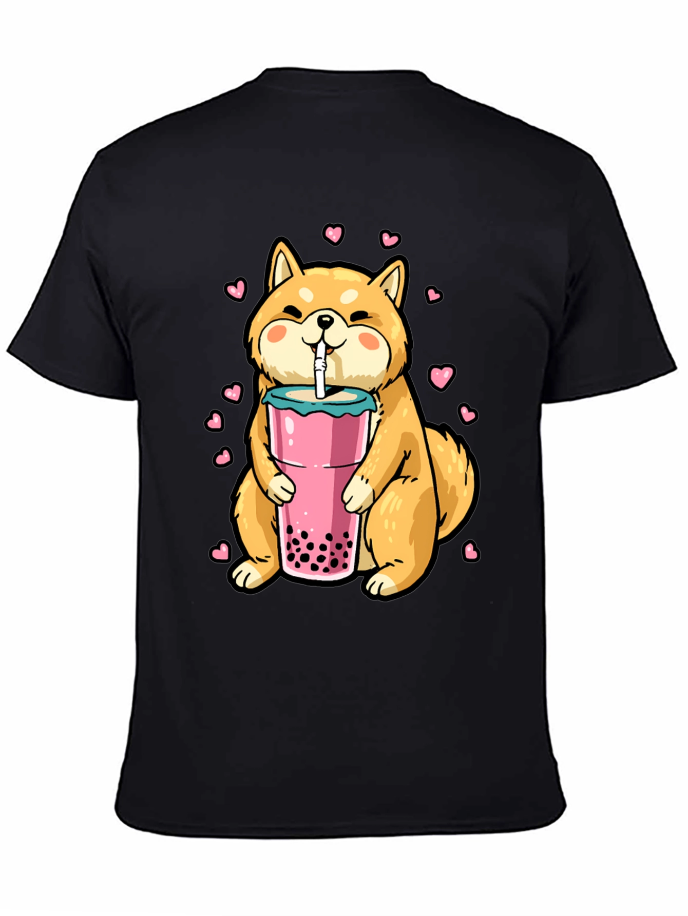 Shiba Inu Boba Tea Graphic Tee