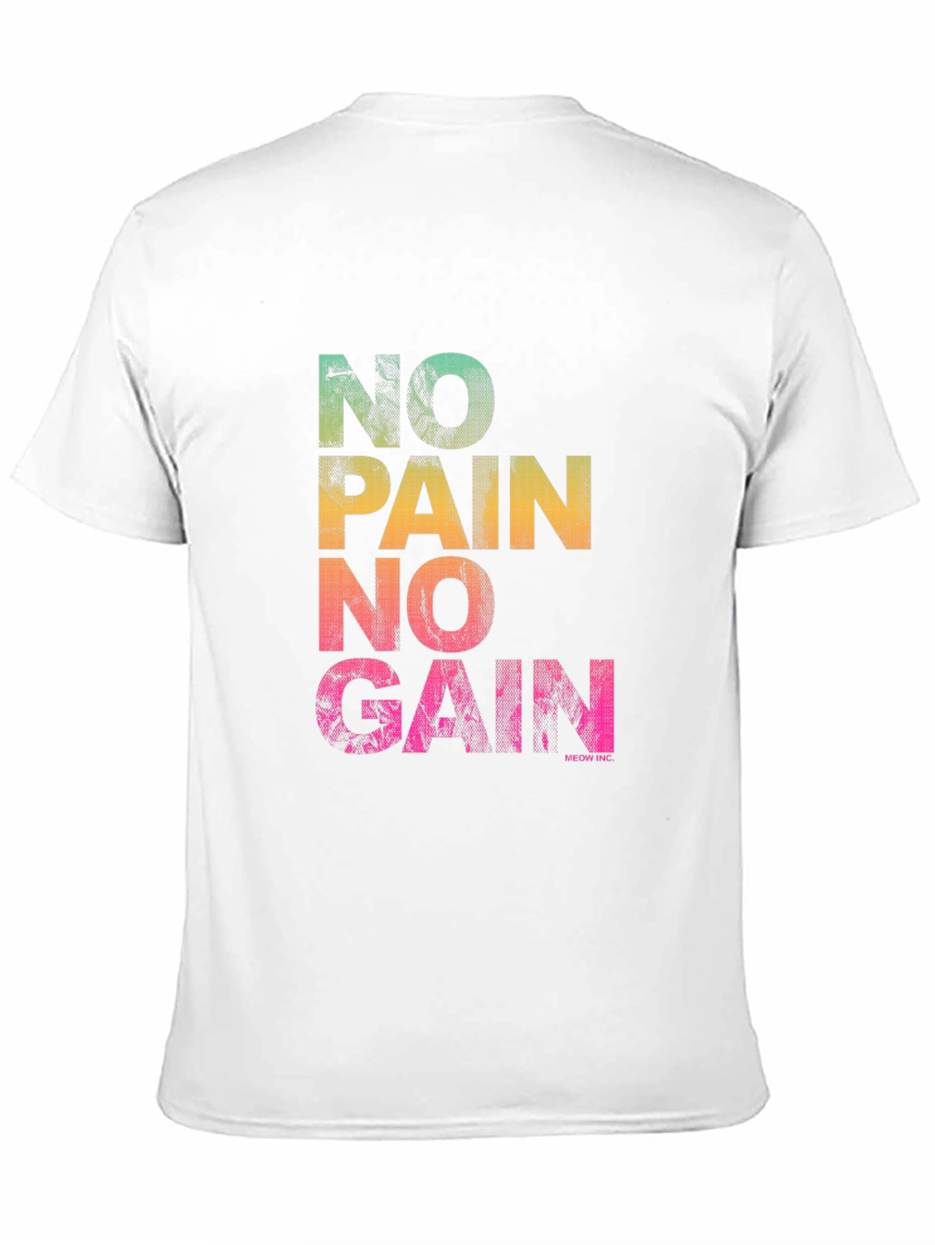 No Pain No Gain Graphic T-Shirt - Black