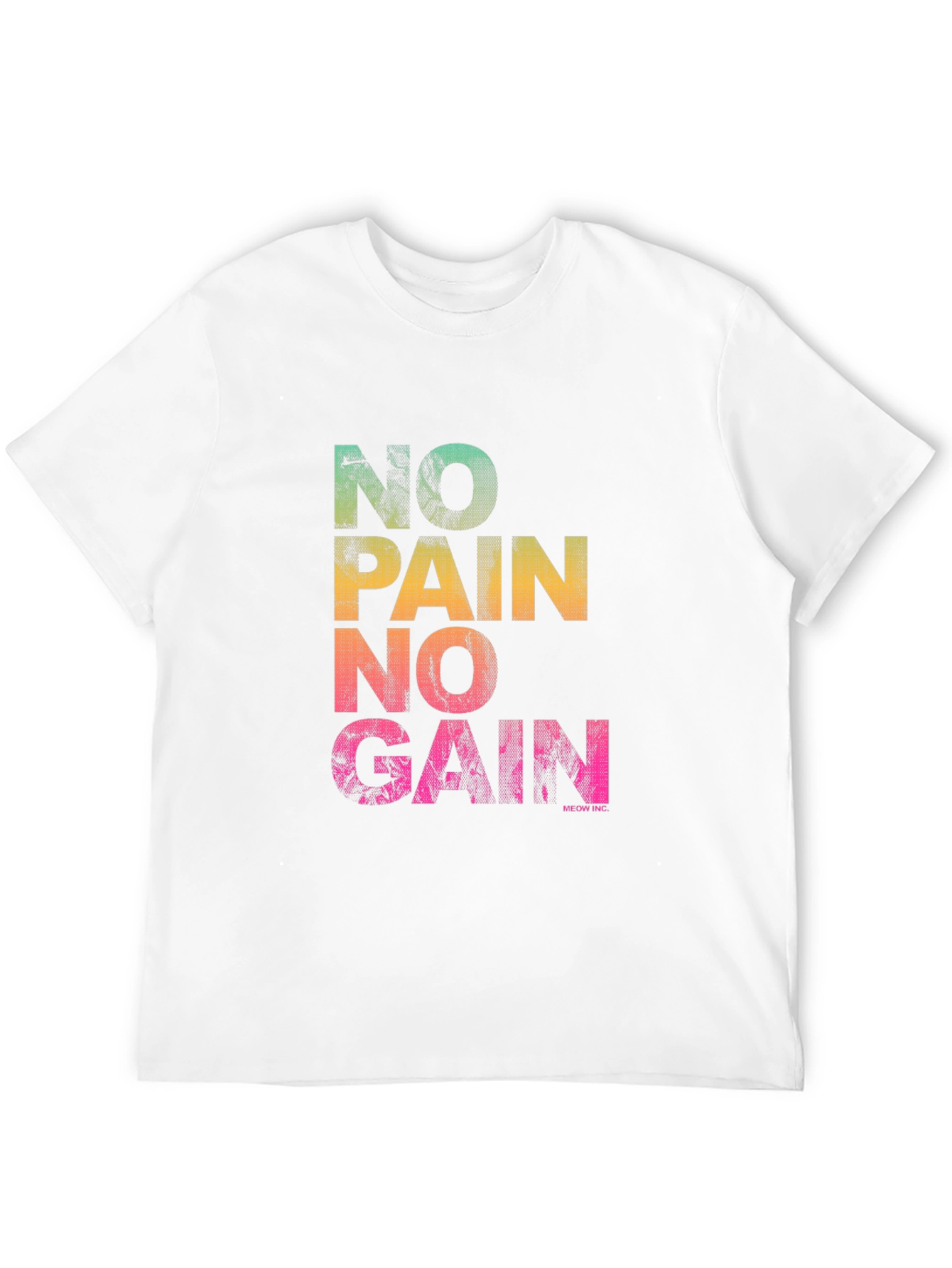 No Pain No Gain Graphic T-Shirt - Black