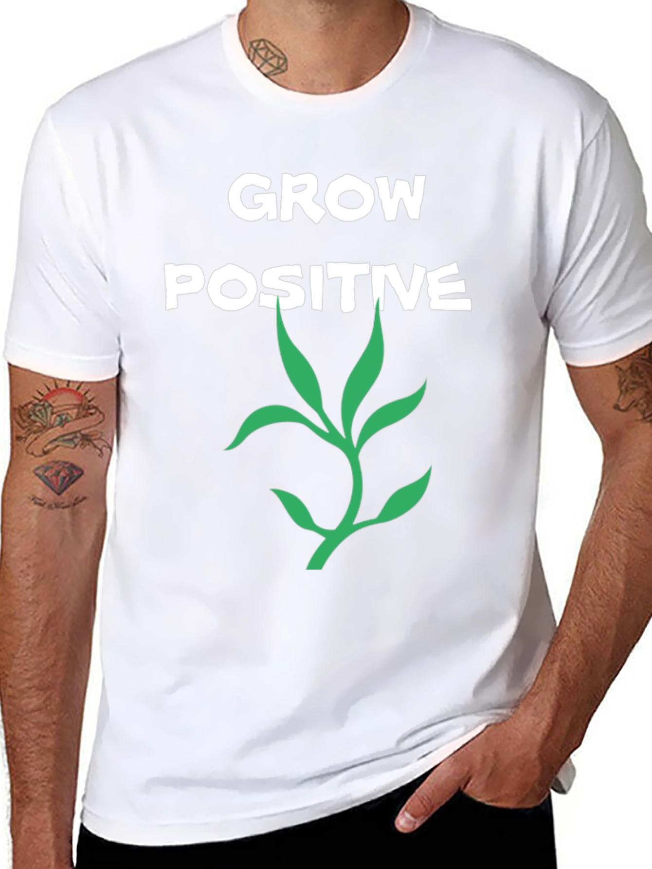 Grow Positive Graphic Tee