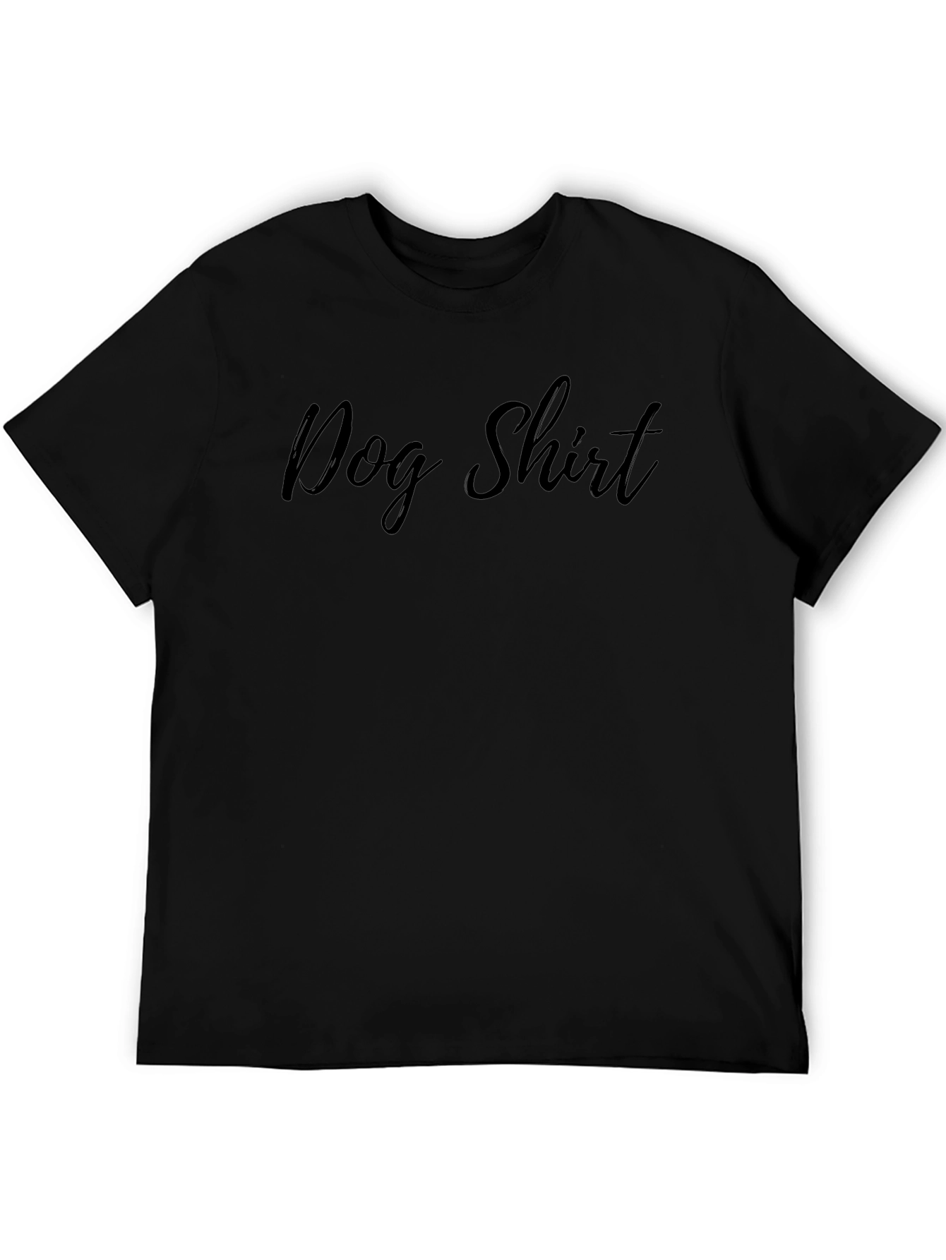 Dog Shirt Graphic Tee - Black