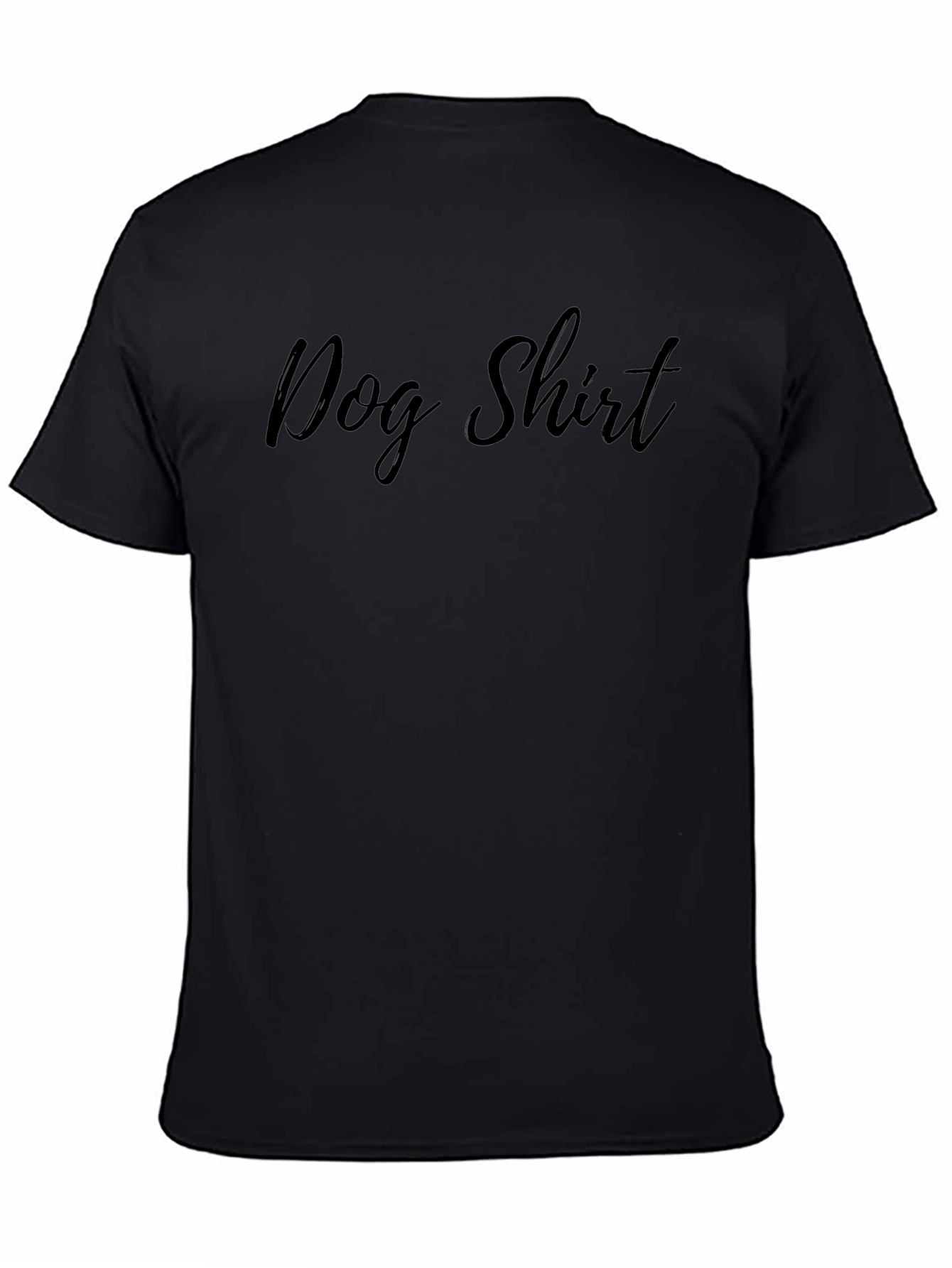 Dog Shirt Graphic Tee - Black