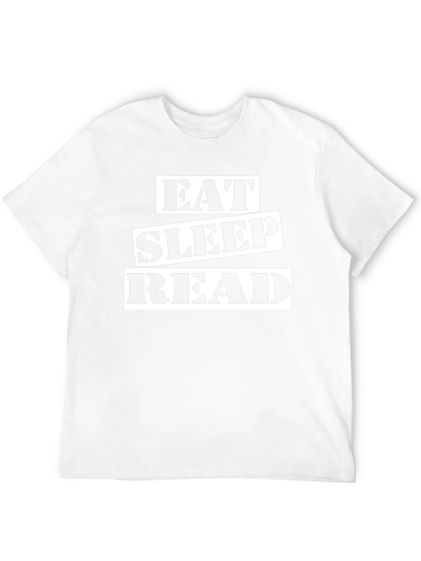 Eat Sleep Read Black Graphic Tee