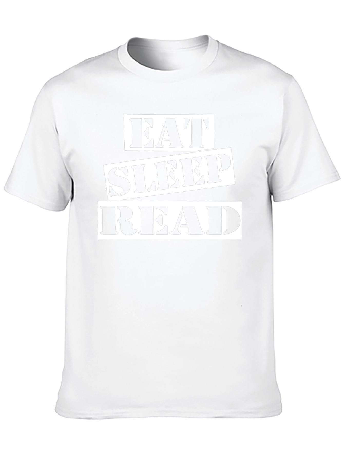 Eat Sleep Read Black Graphic Tee