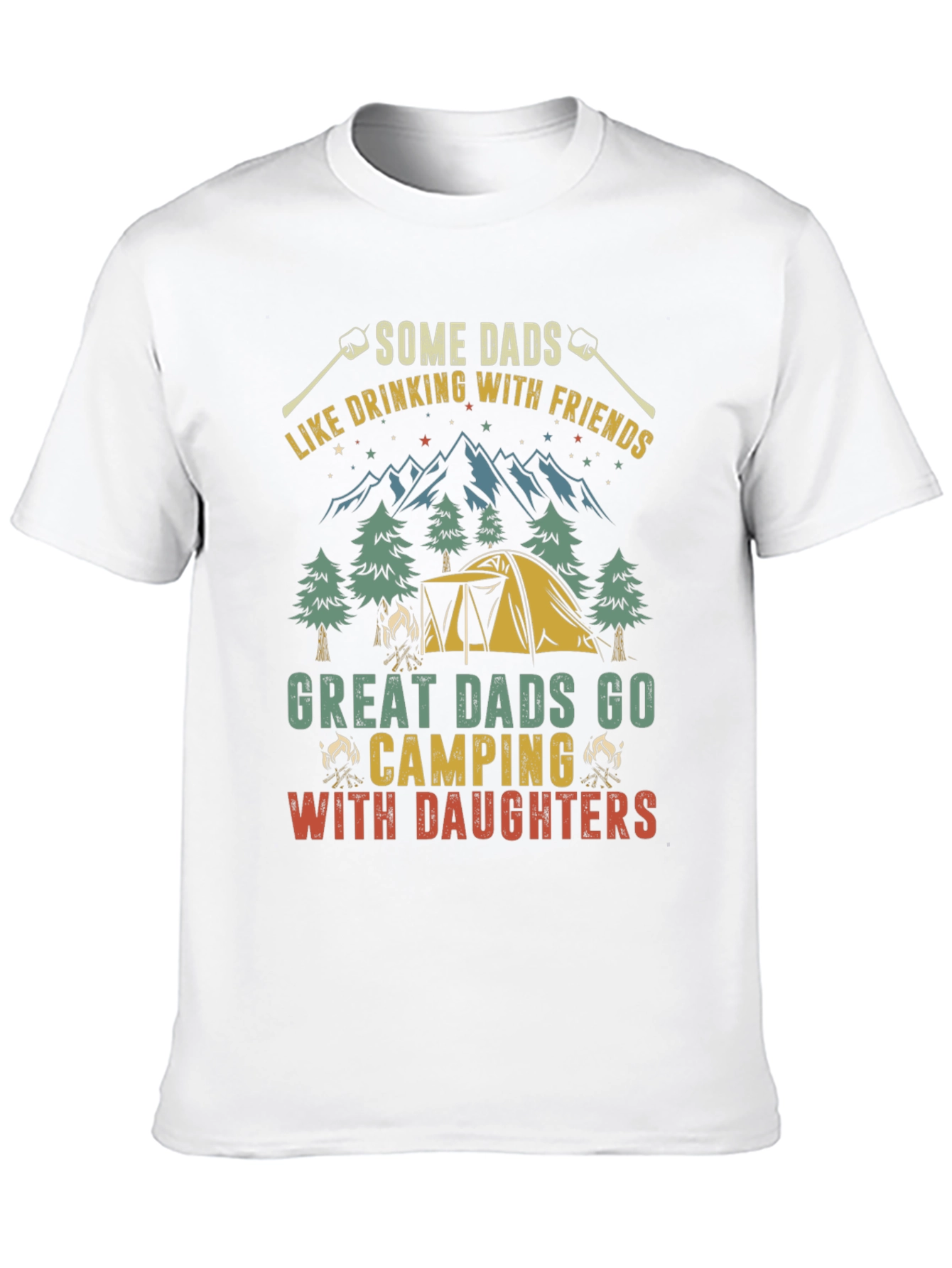 Camping Dads T-Shirt - Perfect Fathers Day Gift