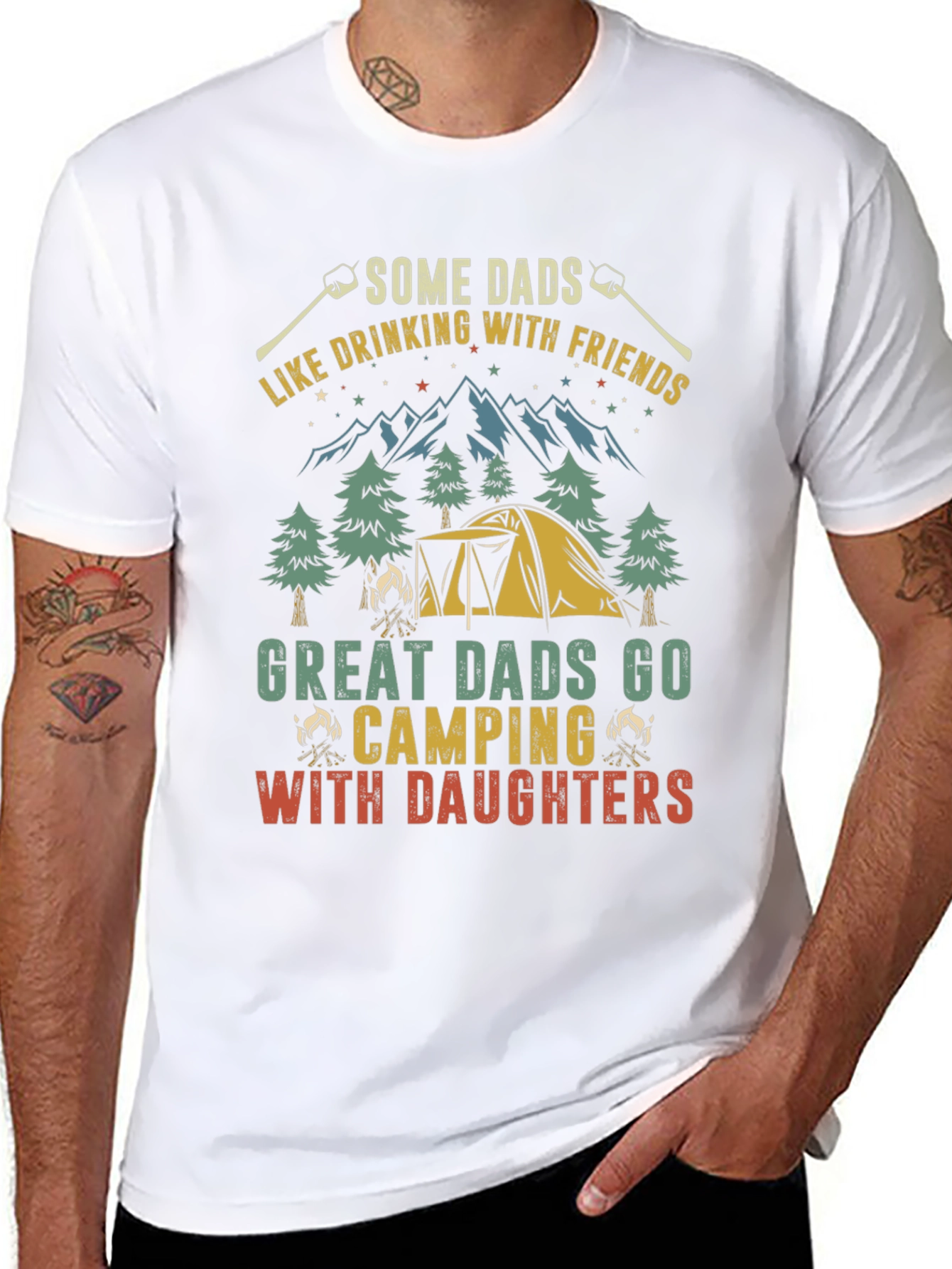 Camping Dads T-Shirt - Perfect Fathers Day Gift
