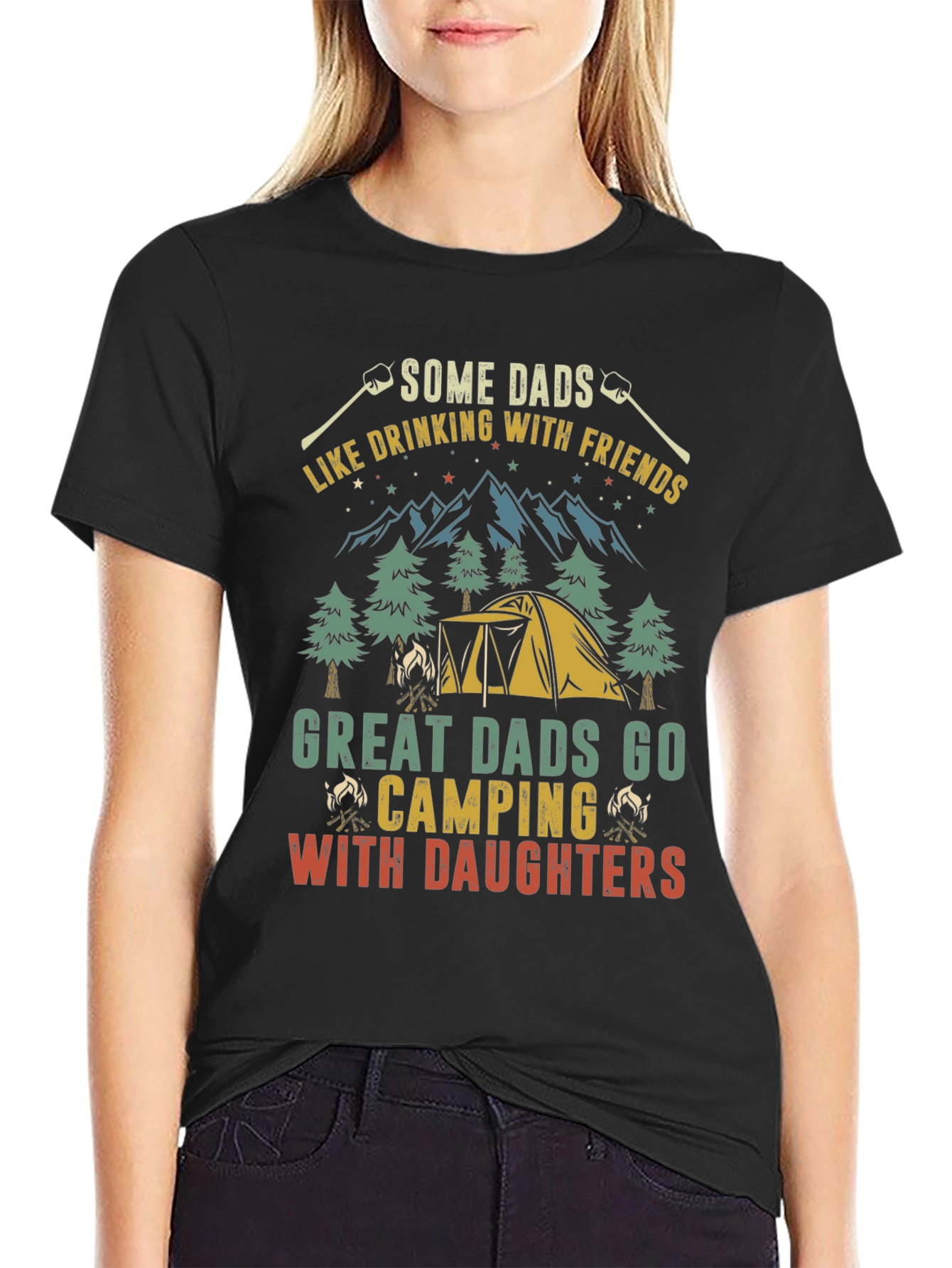 Camping Dads T-Shirt - Perfect Fathers Day Gift