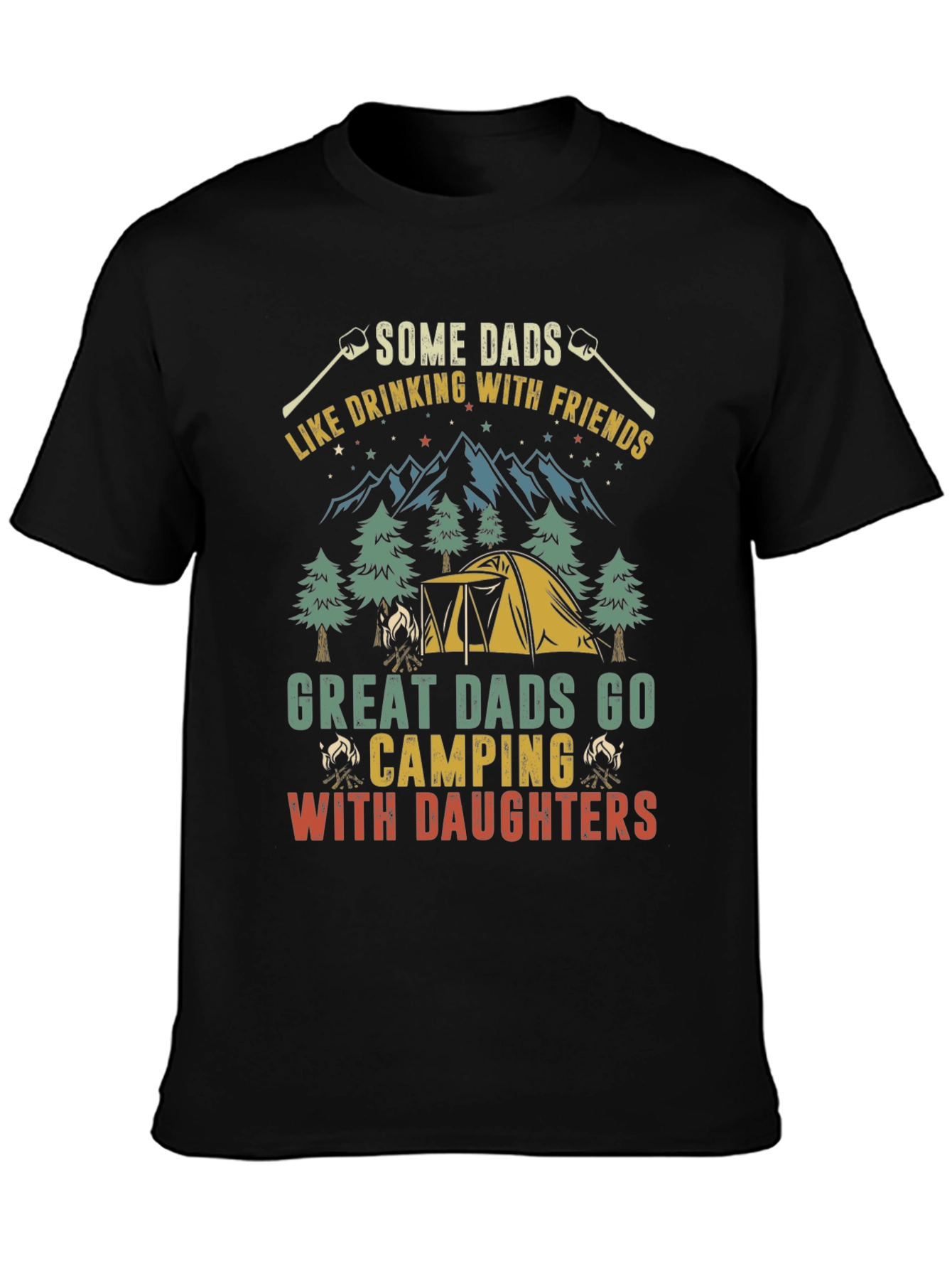 Camping Dads T-Shirt - Perfect Fathers Day Gift