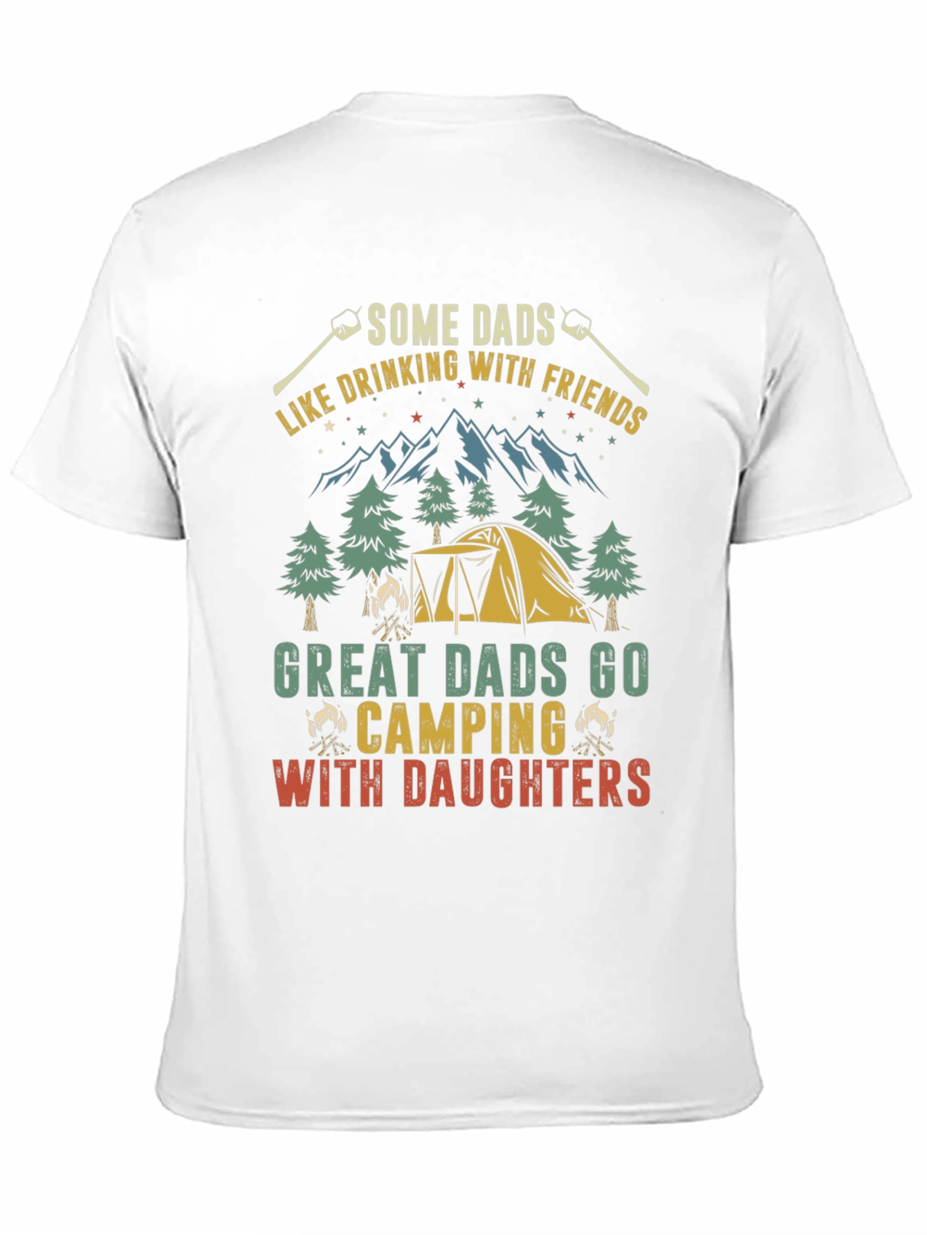 Camping Dads T-Shirt - Perfect Fathers Day Gift