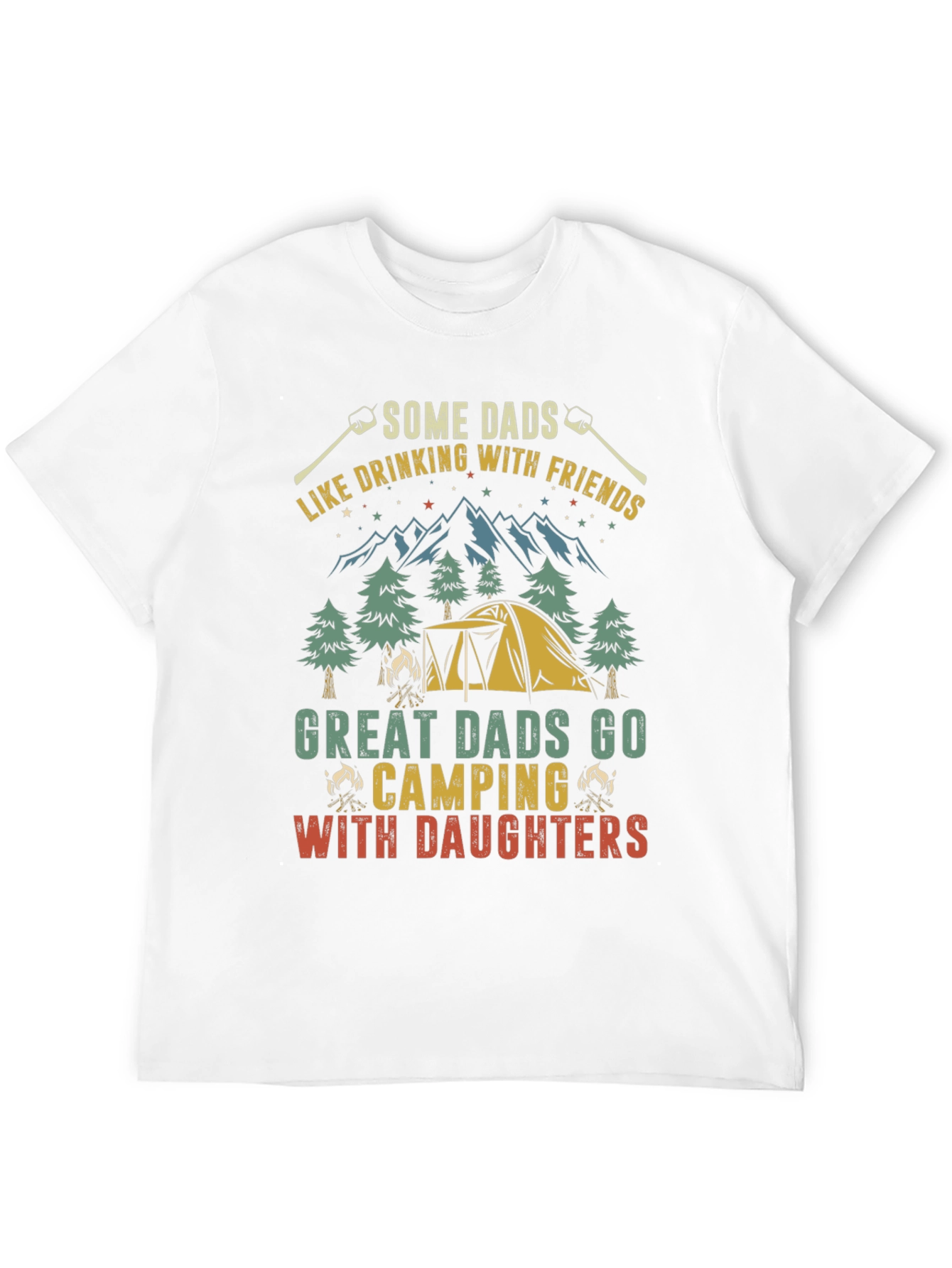 Camping Dads T-Shirt - Perfect Fathers Day Gift