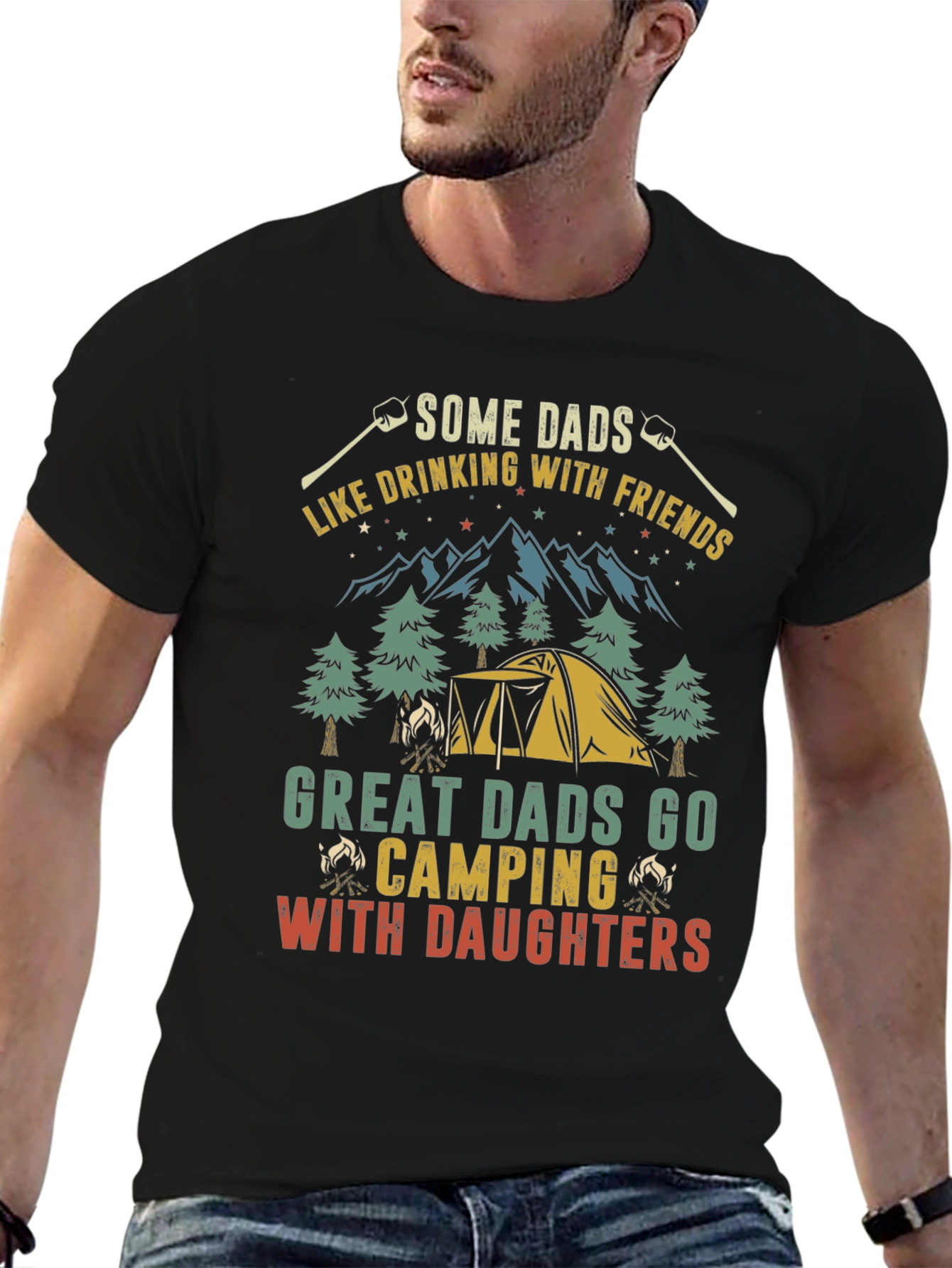 Camping Dads T-Shirt - Perfect Fathers Day Gift