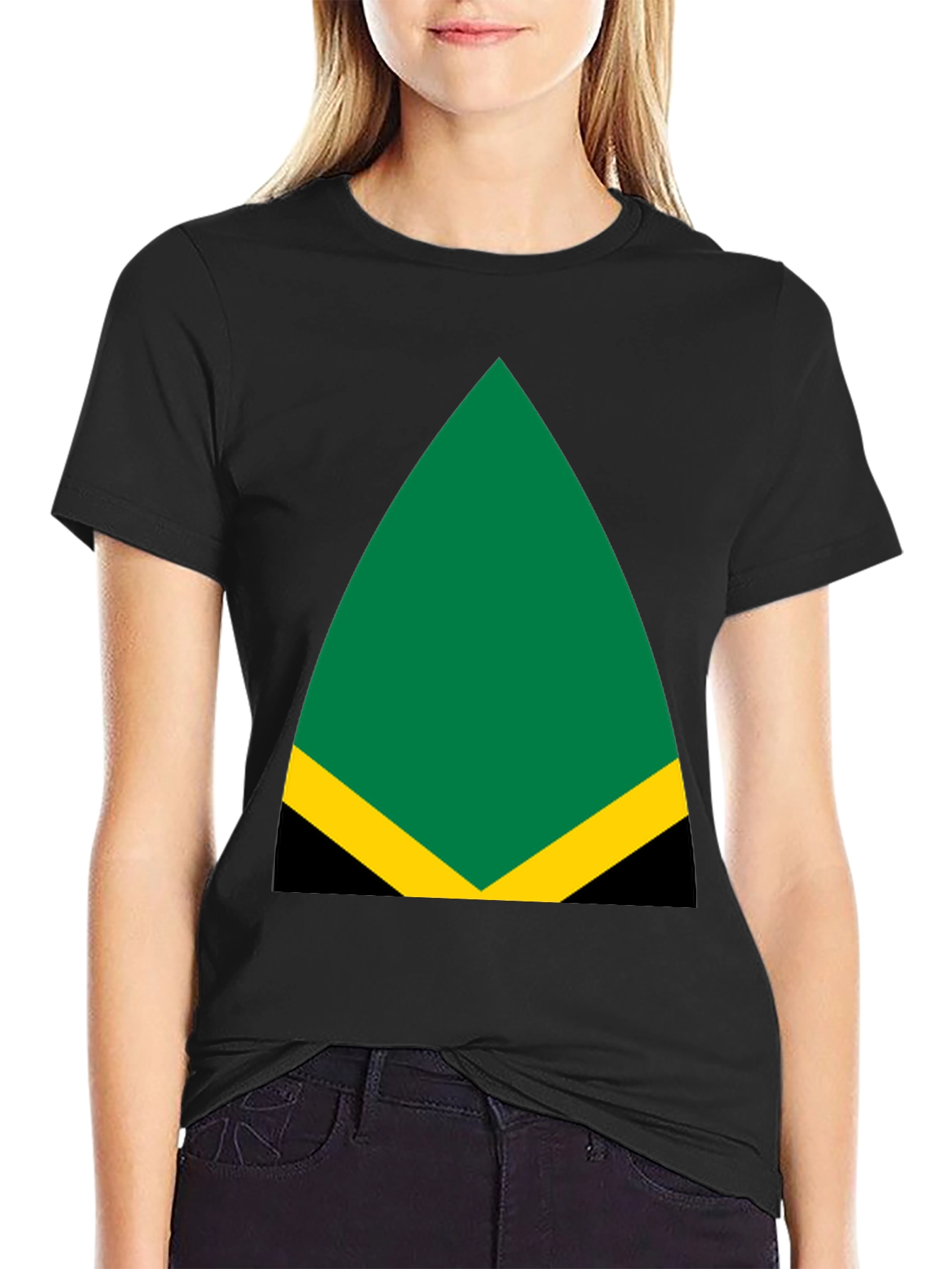 Jamaica Flag Inspired Graphic Tee