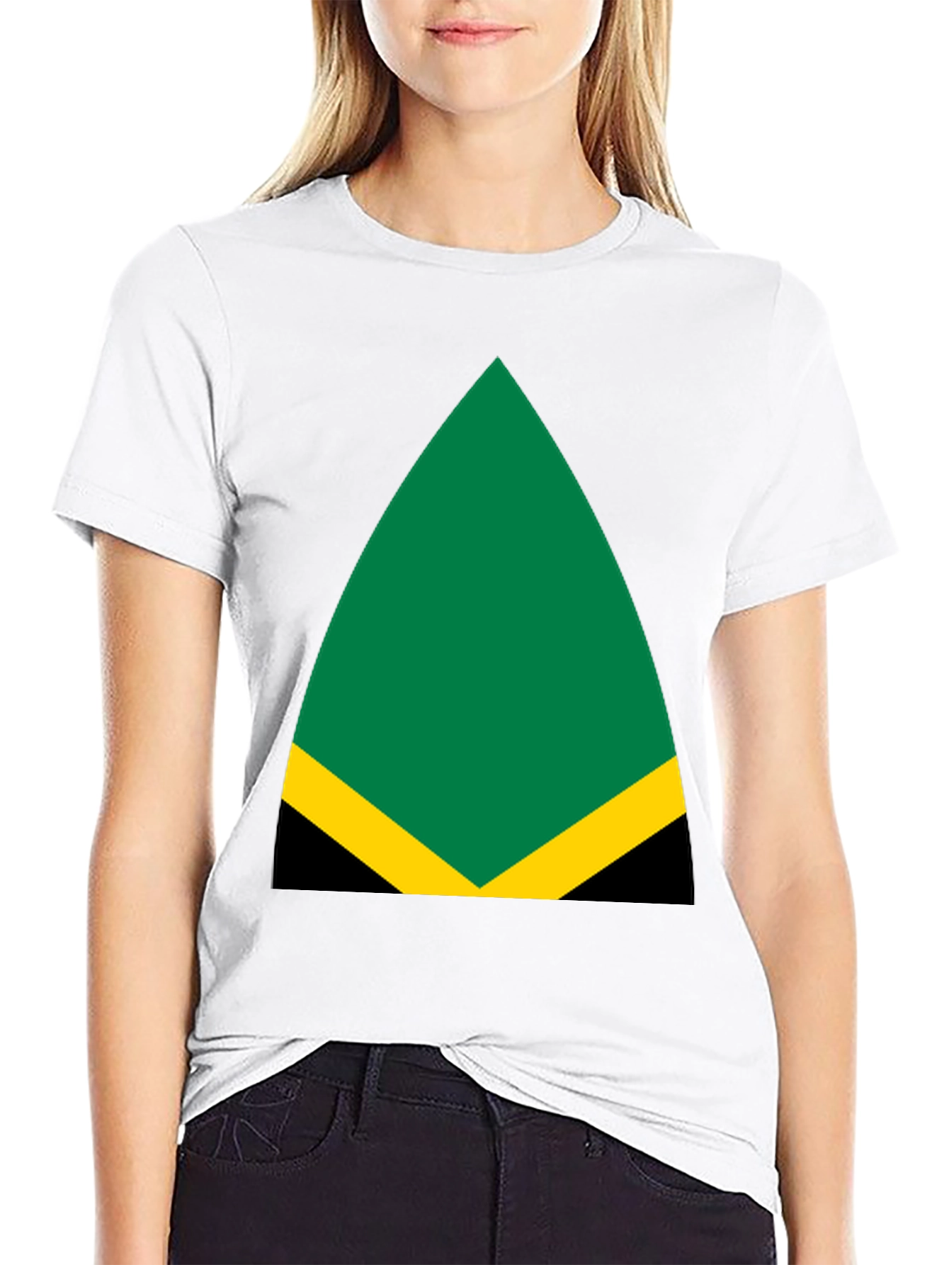 Jamaica Flag Inspired Graphic Tee