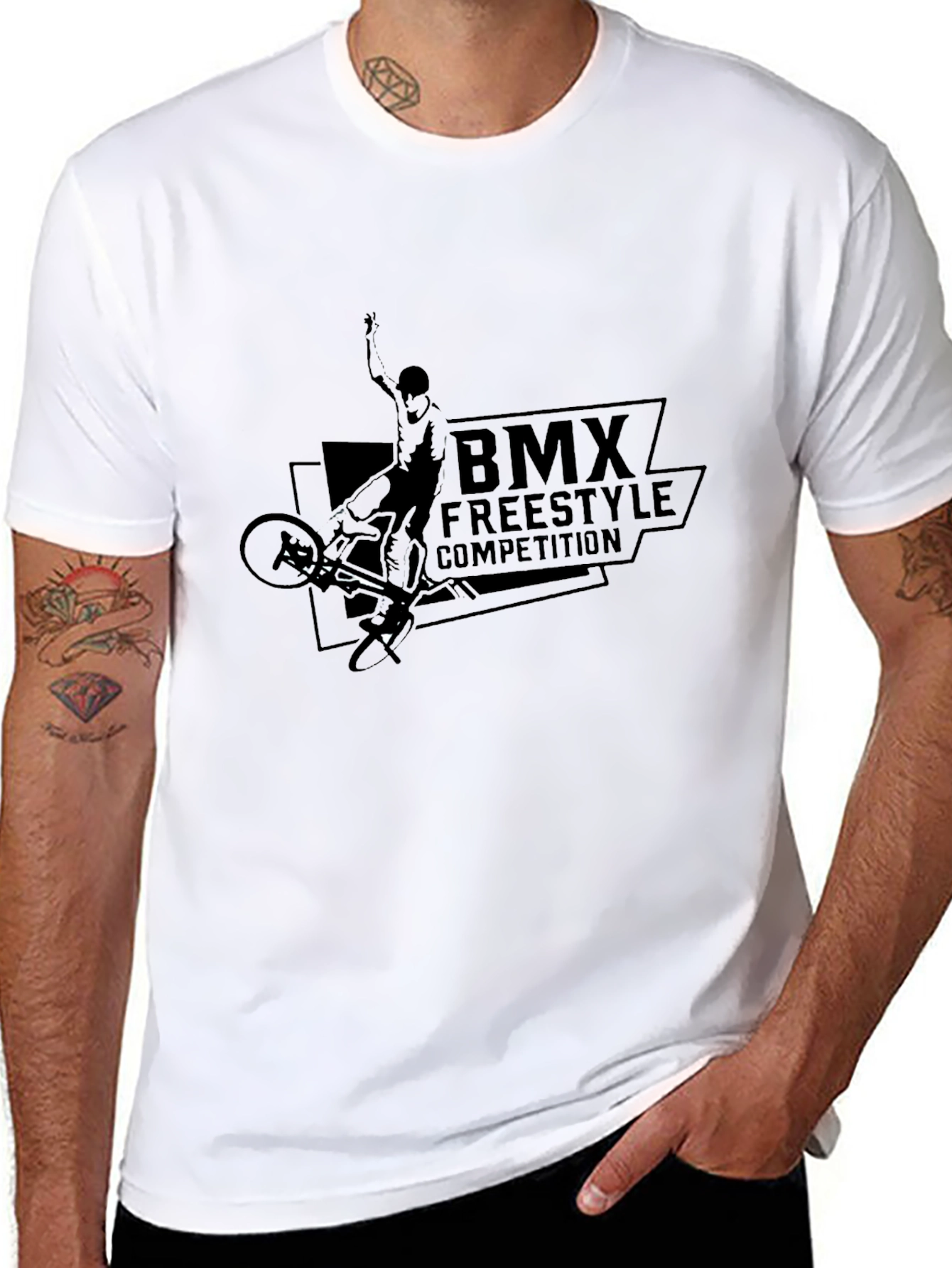 BMX Freestyle Competition Graphic T-Shirt