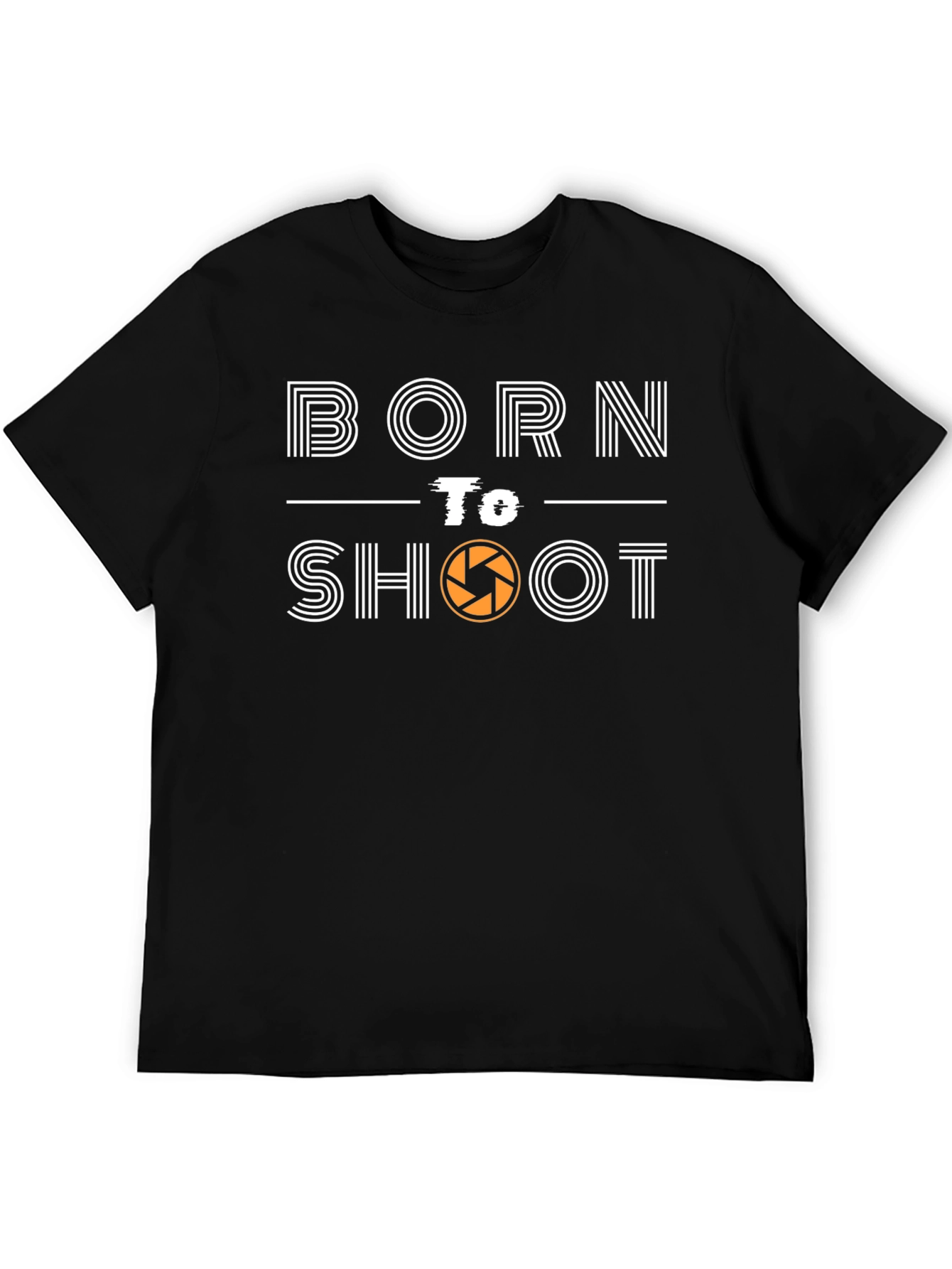 Born to Shoot Black Graphic Tee