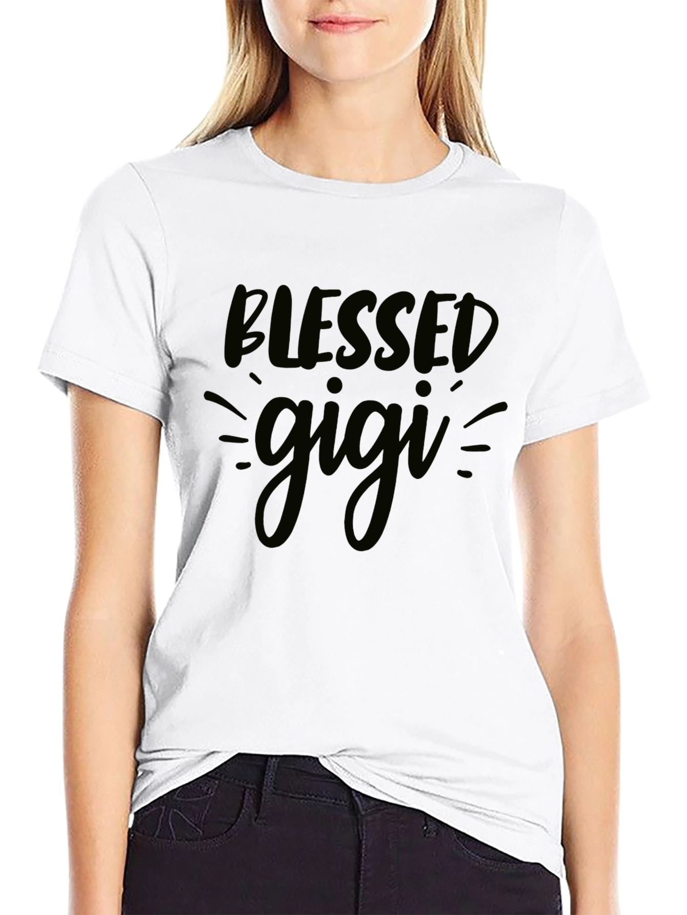 Blessed Gigi Black T-Shirt