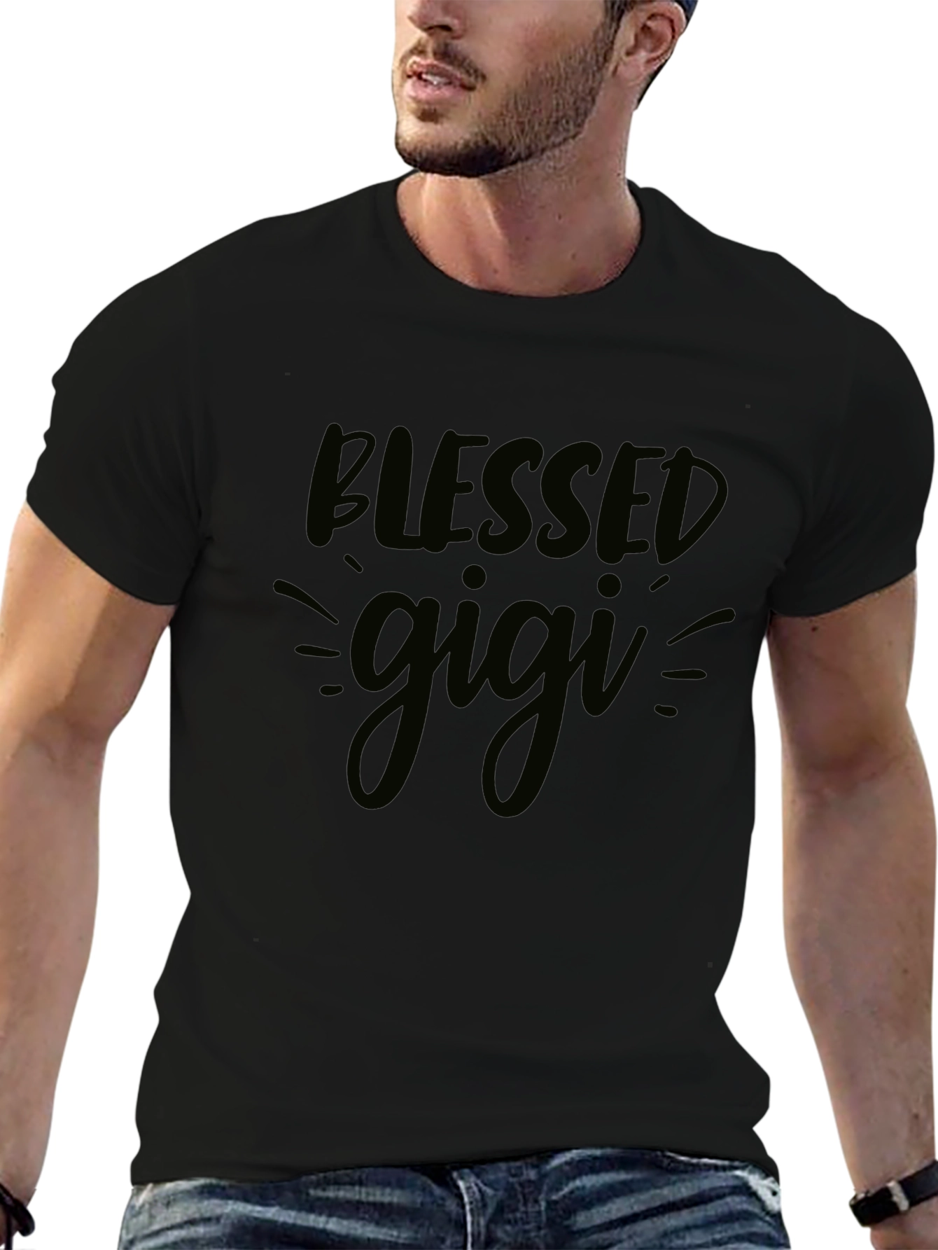 Blessed Gigi Black T-Shirt