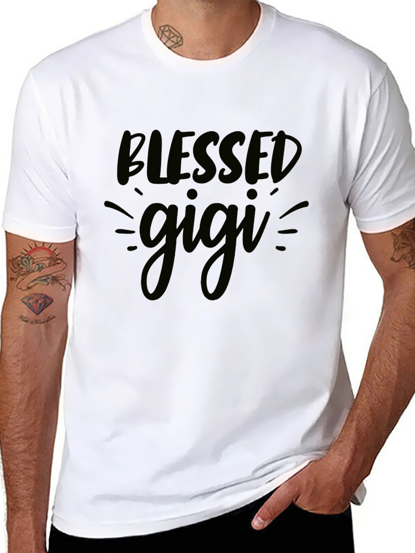 Blessed Gigi Black T-Shirt