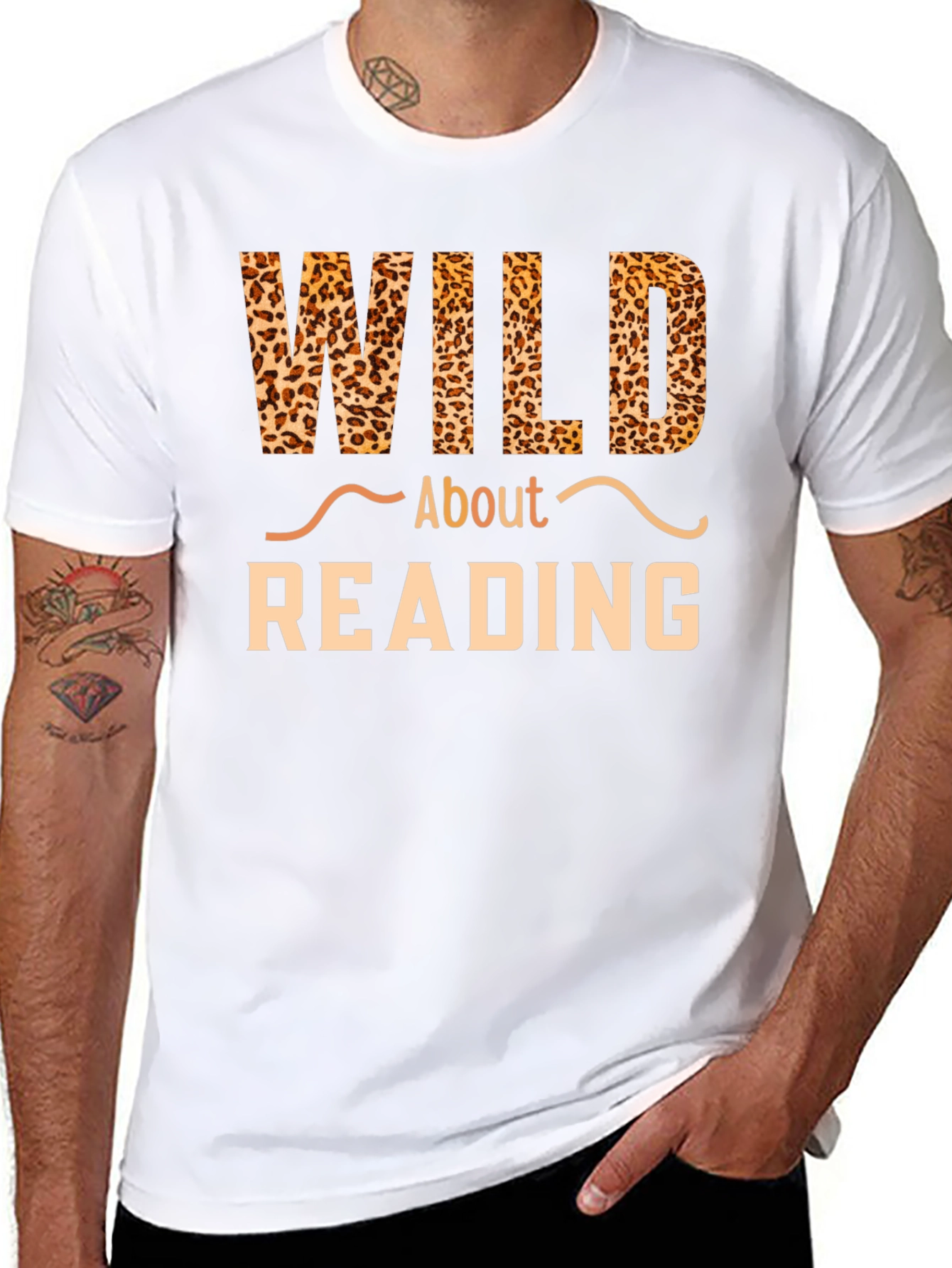 Wild About Reading Graphic T-Shirt
