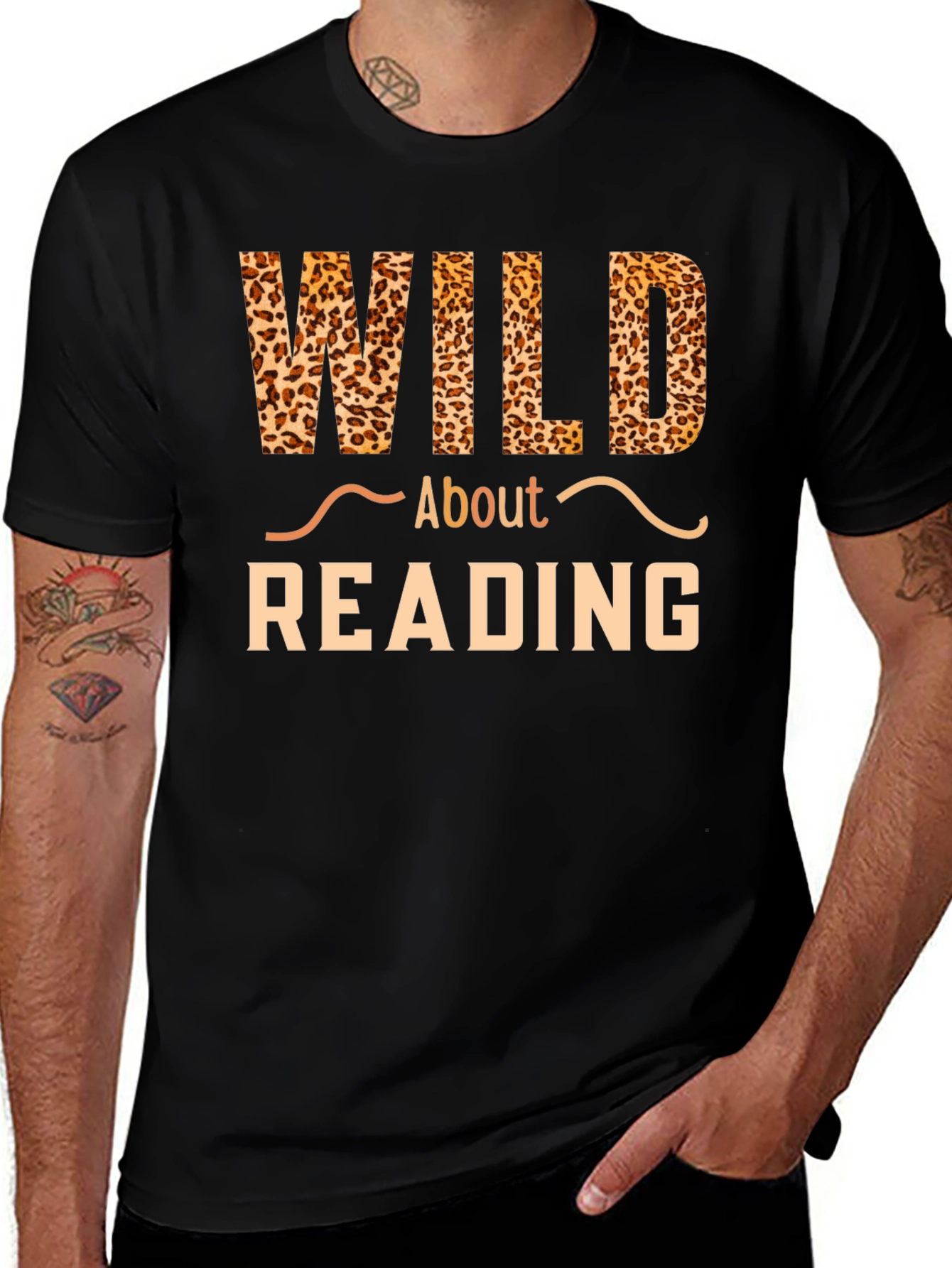Wild About Reading Graphic T-Shirt