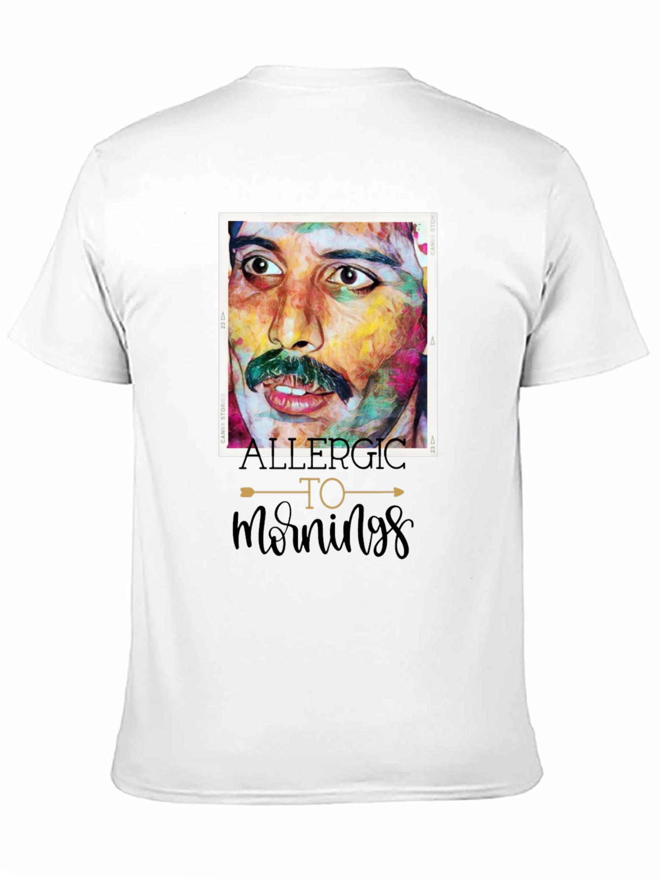Allergic To Mornings Freddie Mercury T-Shirt