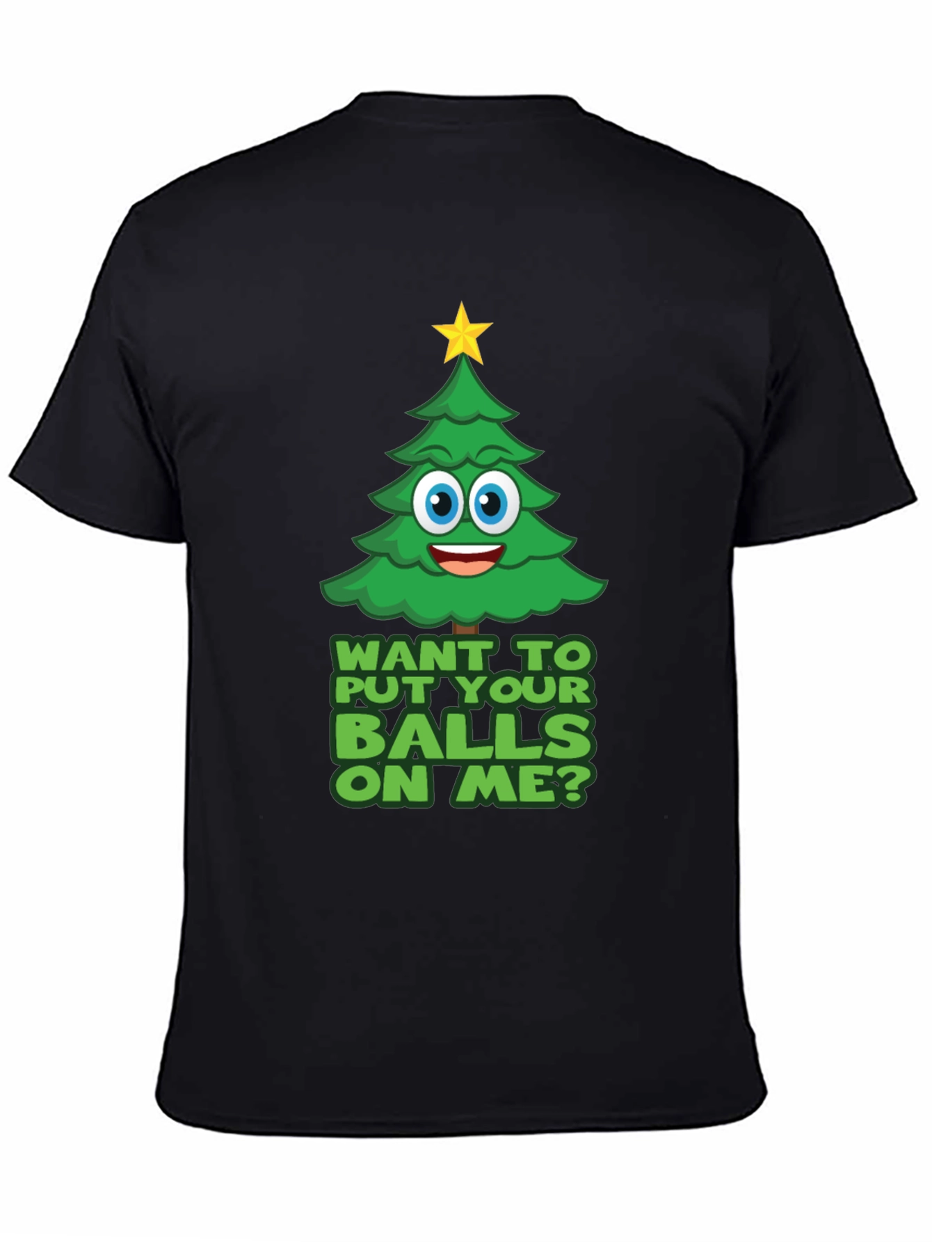 Funny Christmas Tree Graphic Tee