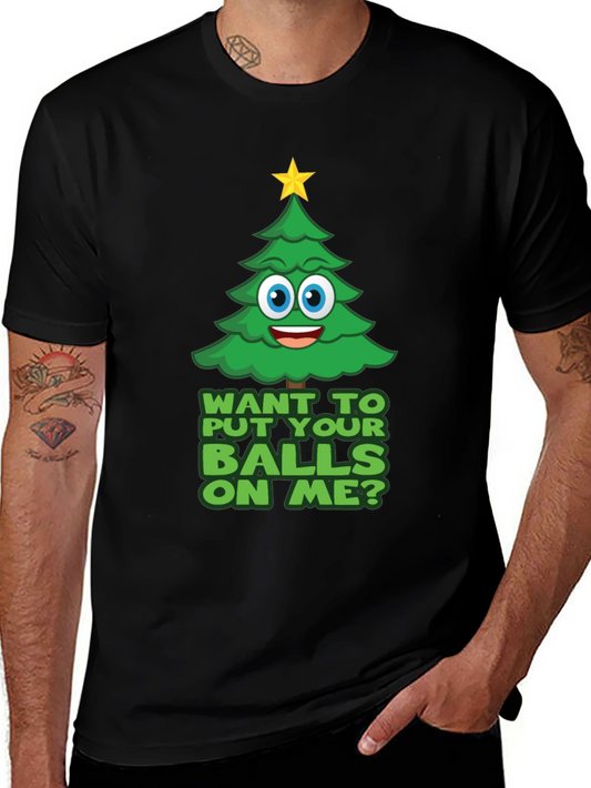 Funny Christmas Tree Graphic Tee