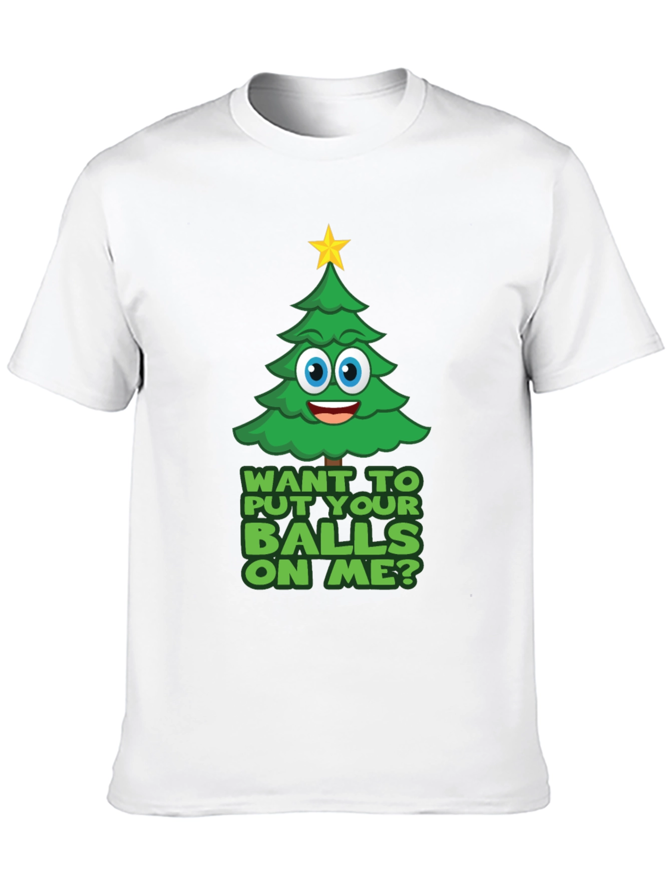 Funny Christmas Tree Graphic Tee