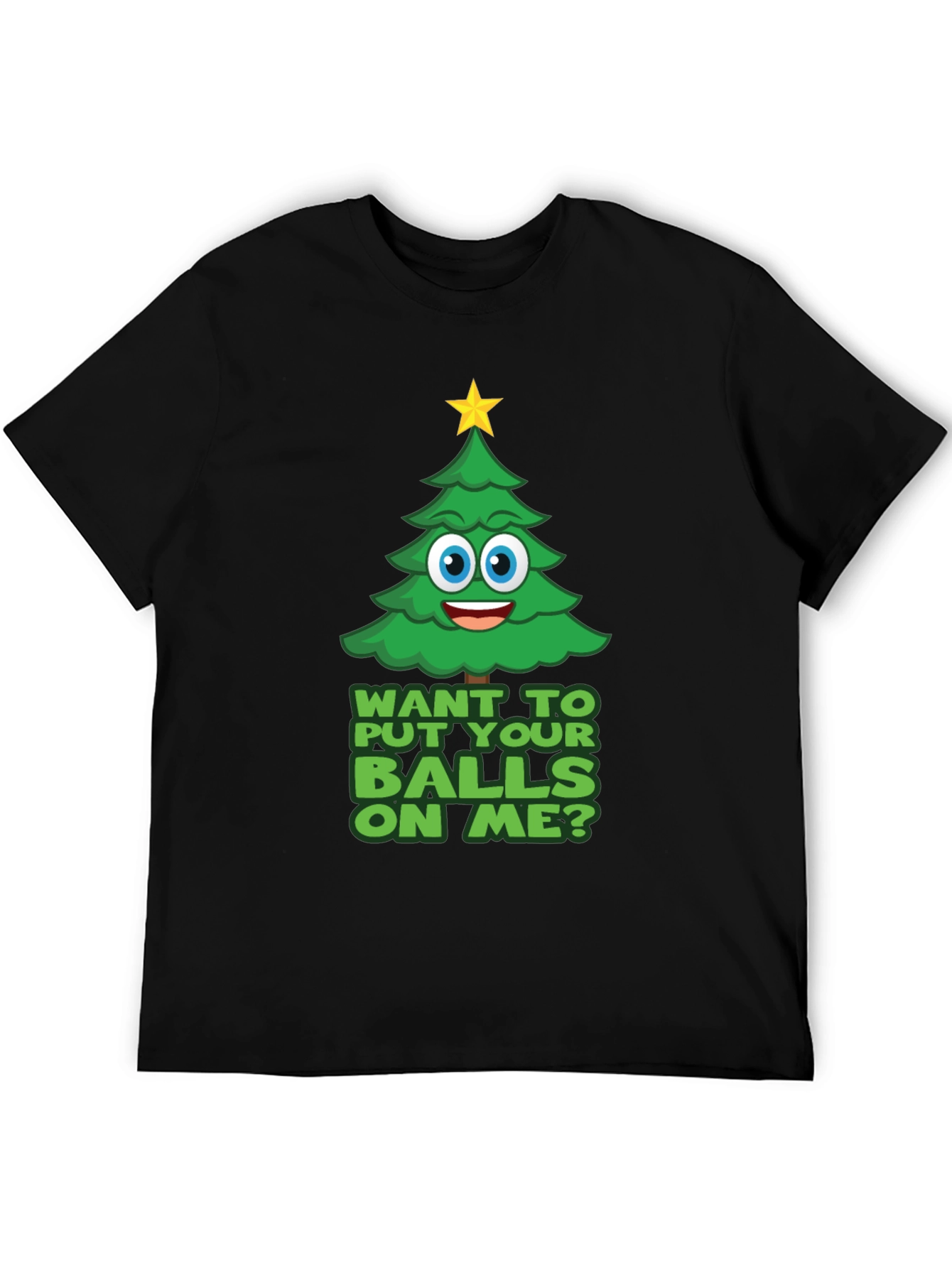 Funny Christmas Tree Graphic Tee