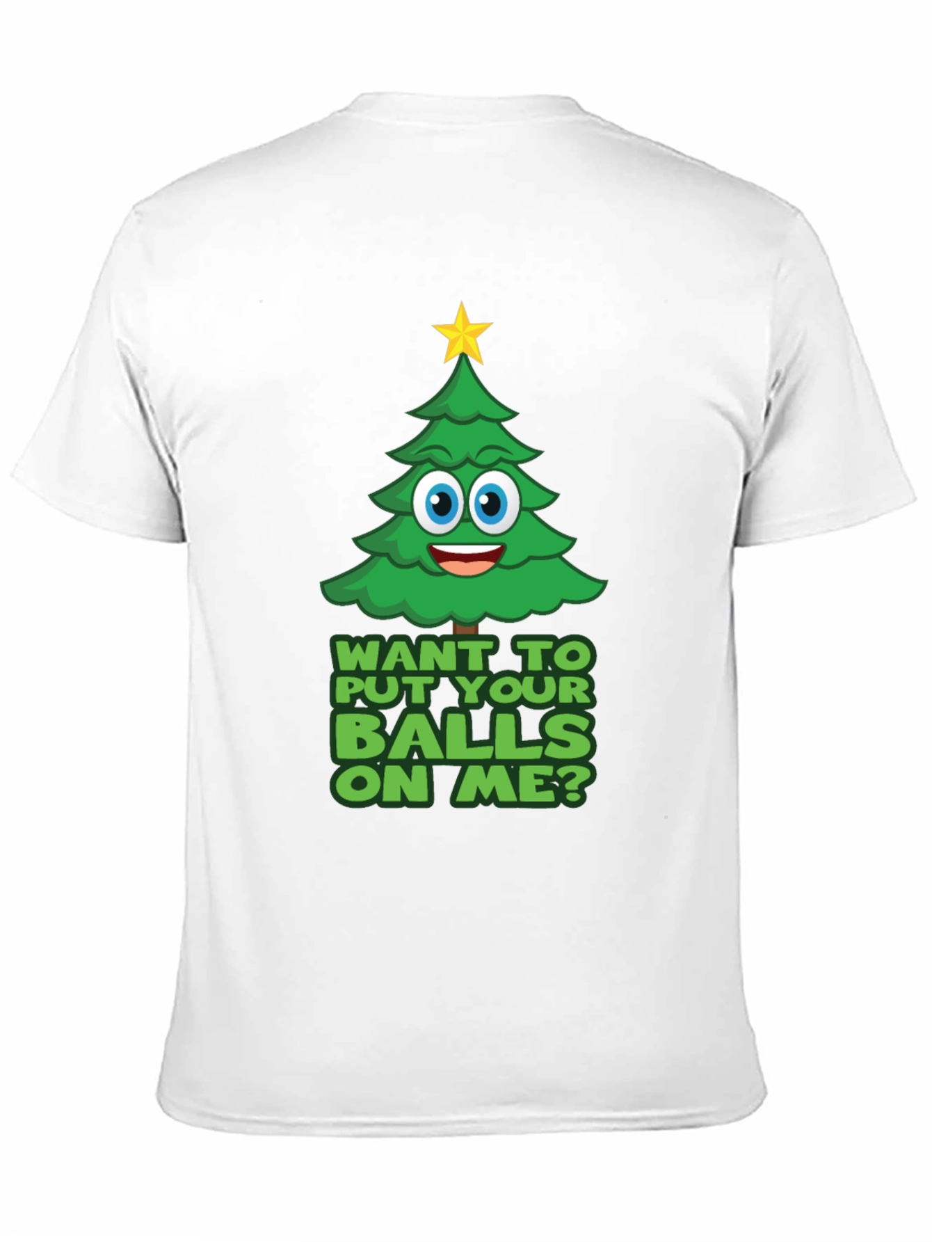 Funny Christmas Tree Graphic Tee