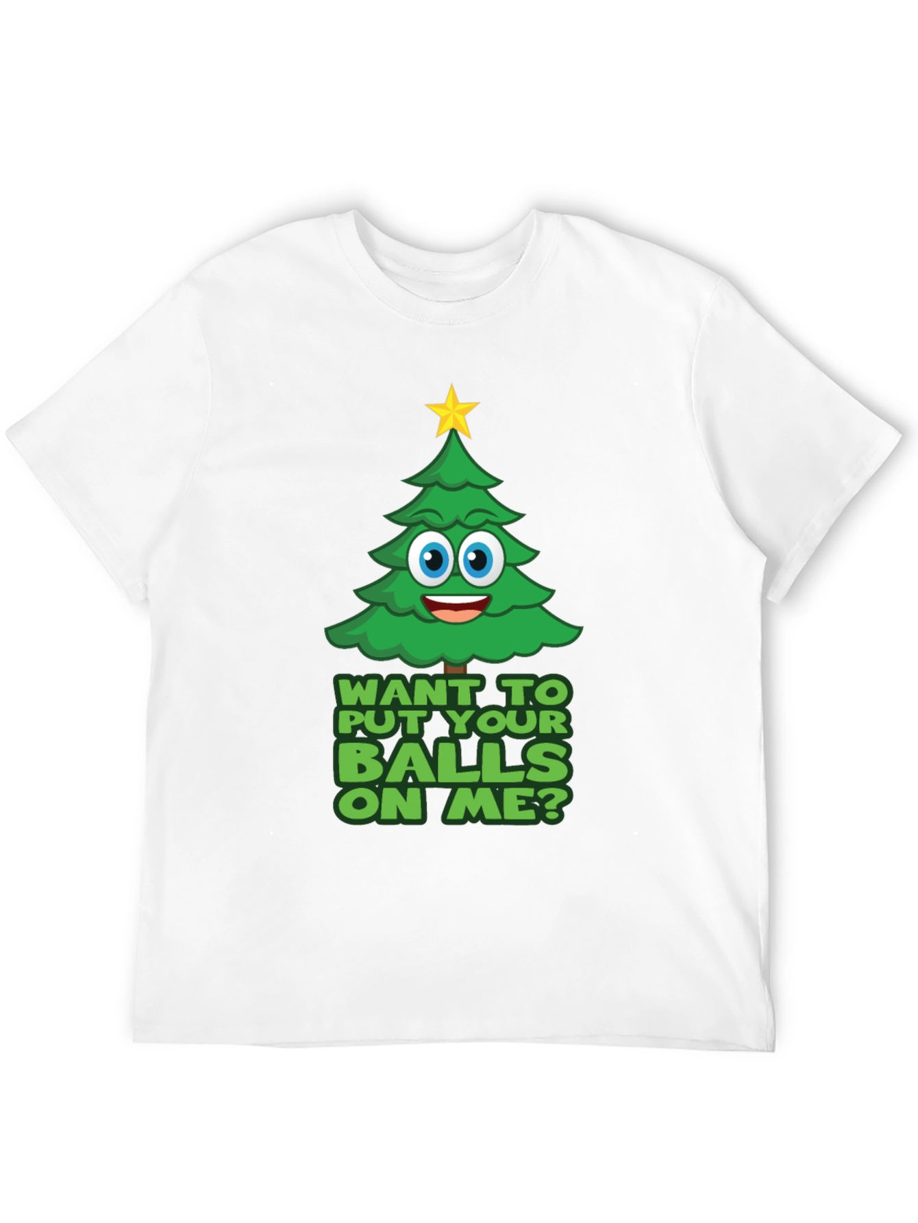 Funny Christmas Tree Graphic Tee
