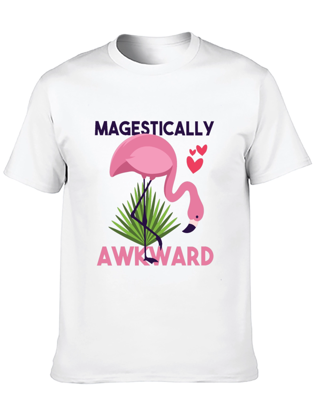Magestically Awkward Flamingo Graphic Tee