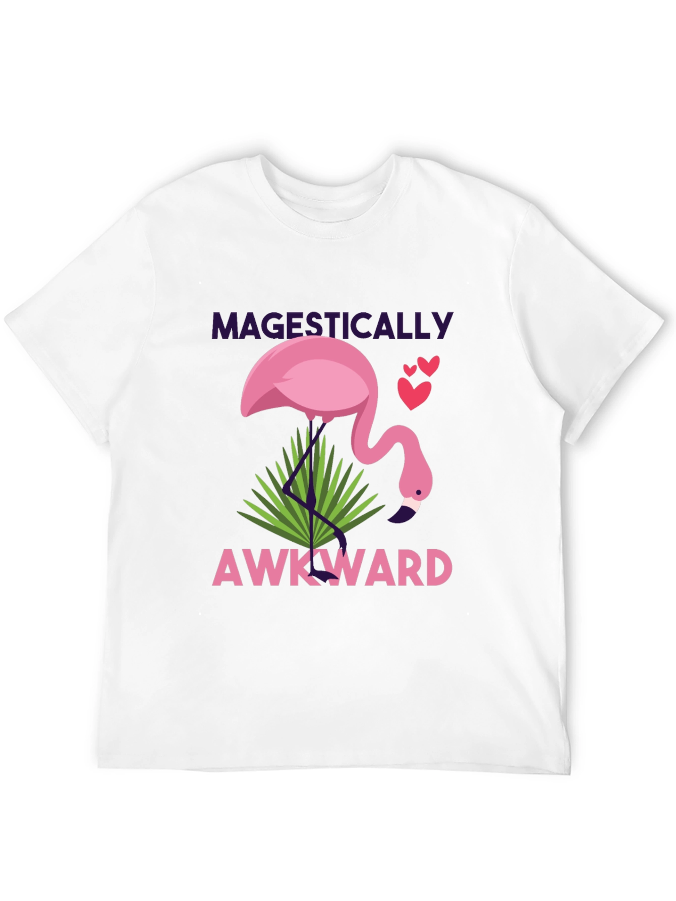 Magestically Awkward Flamingo Graphic Tee