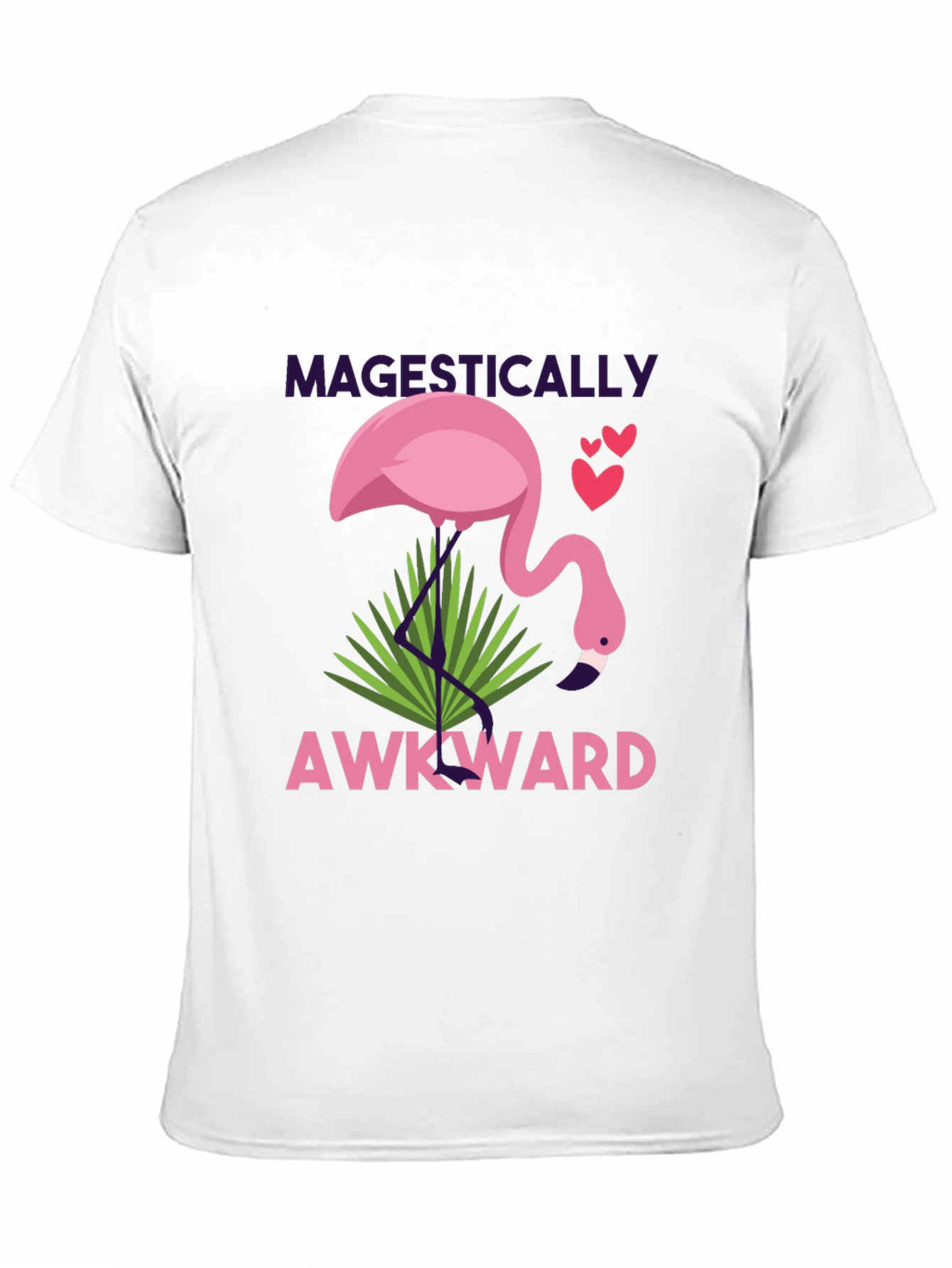Magestically Awkward Flamingo Graphic Tee
