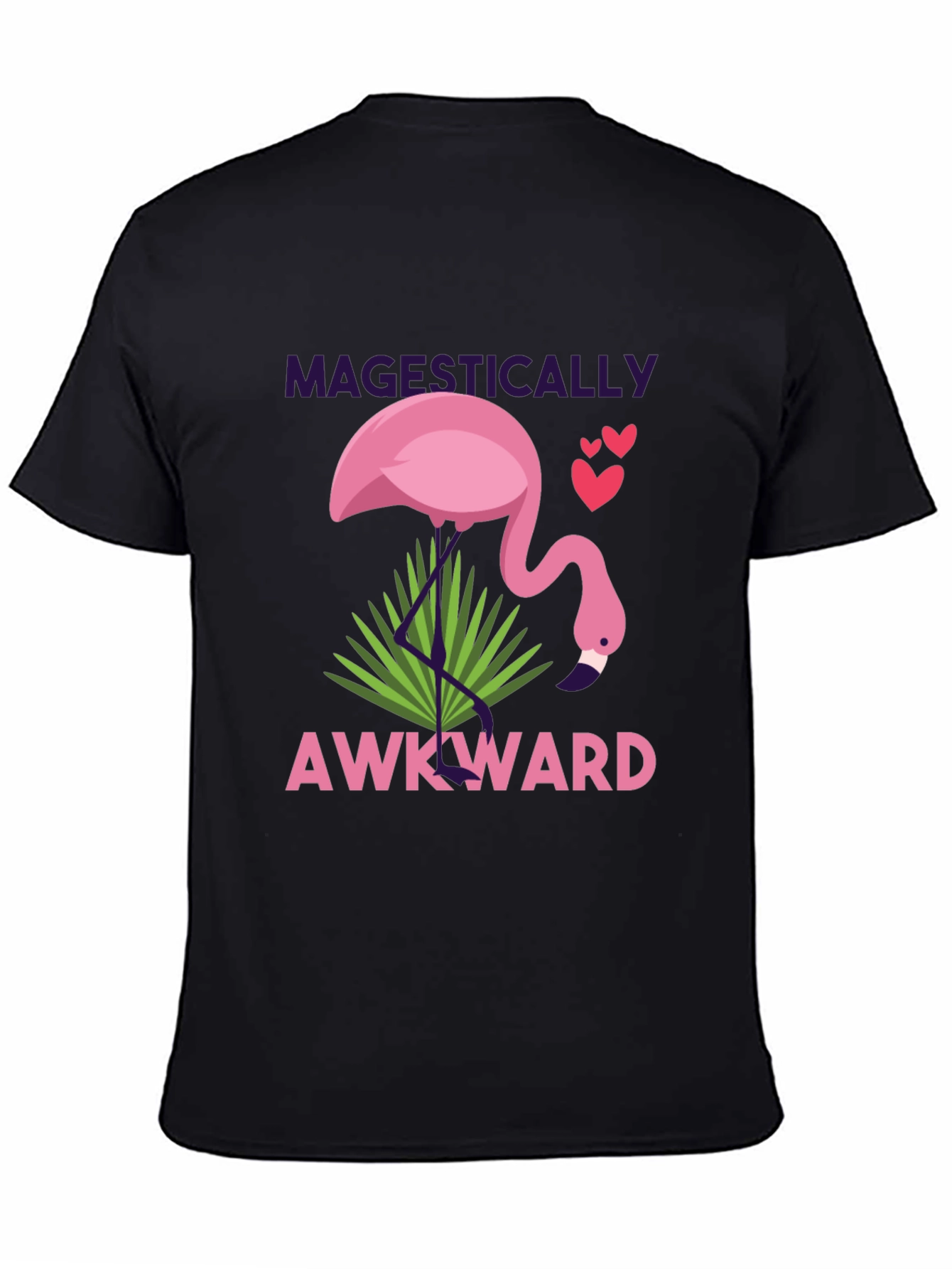 Magestically Awkward Flamingo Graphic Tee